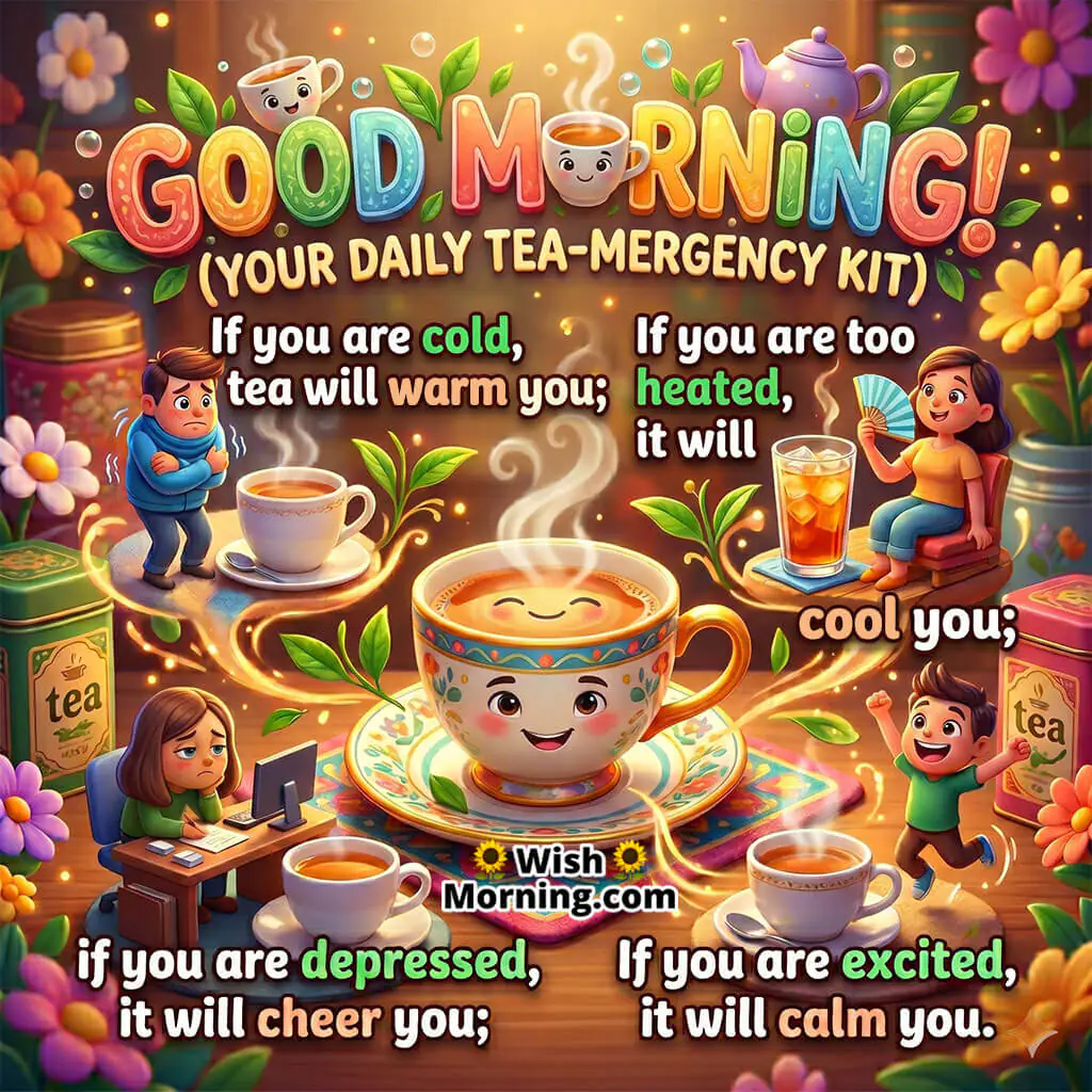 Good Morning Tea Messages