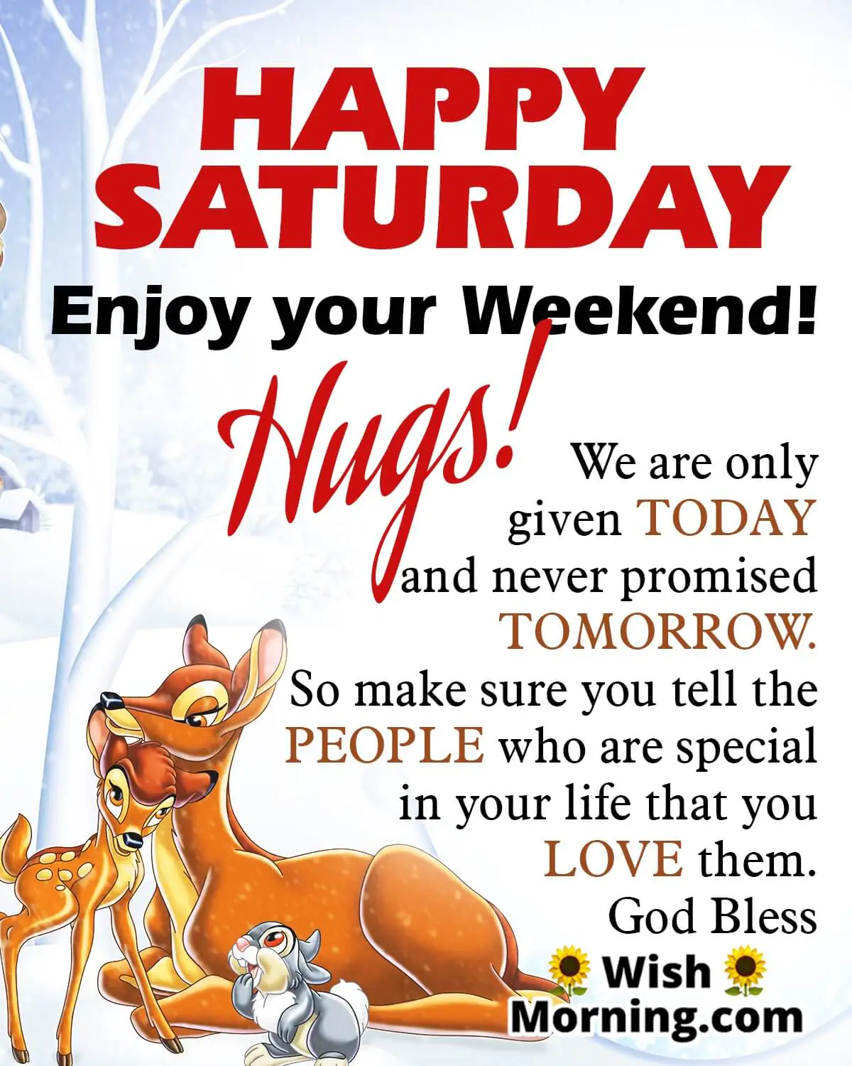 Happy Saturday Enjoy Weekend