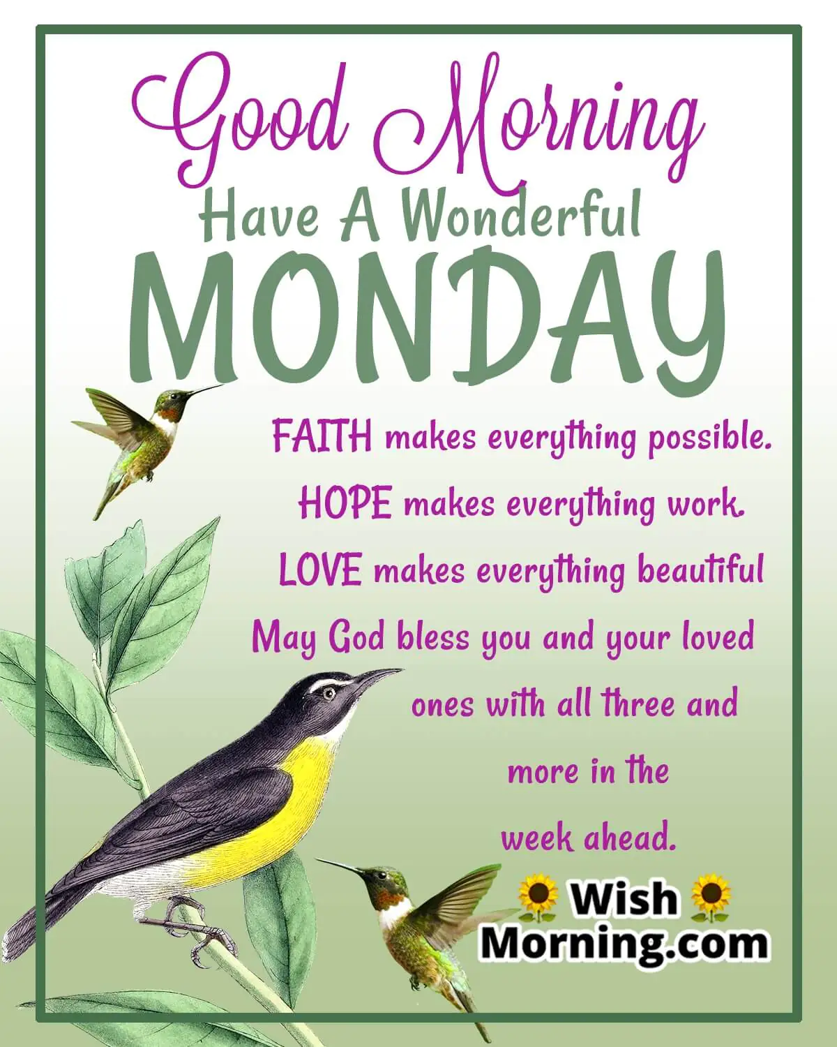 Wonderful Monday Good Morning Quote