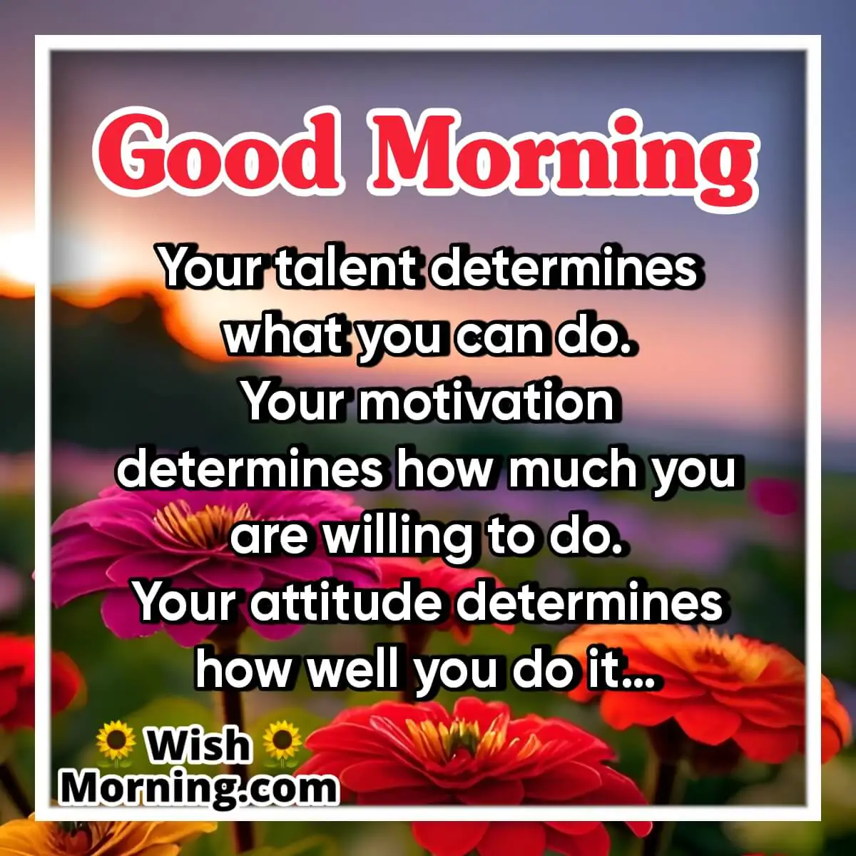 Positive Inspiring Morning Quote
