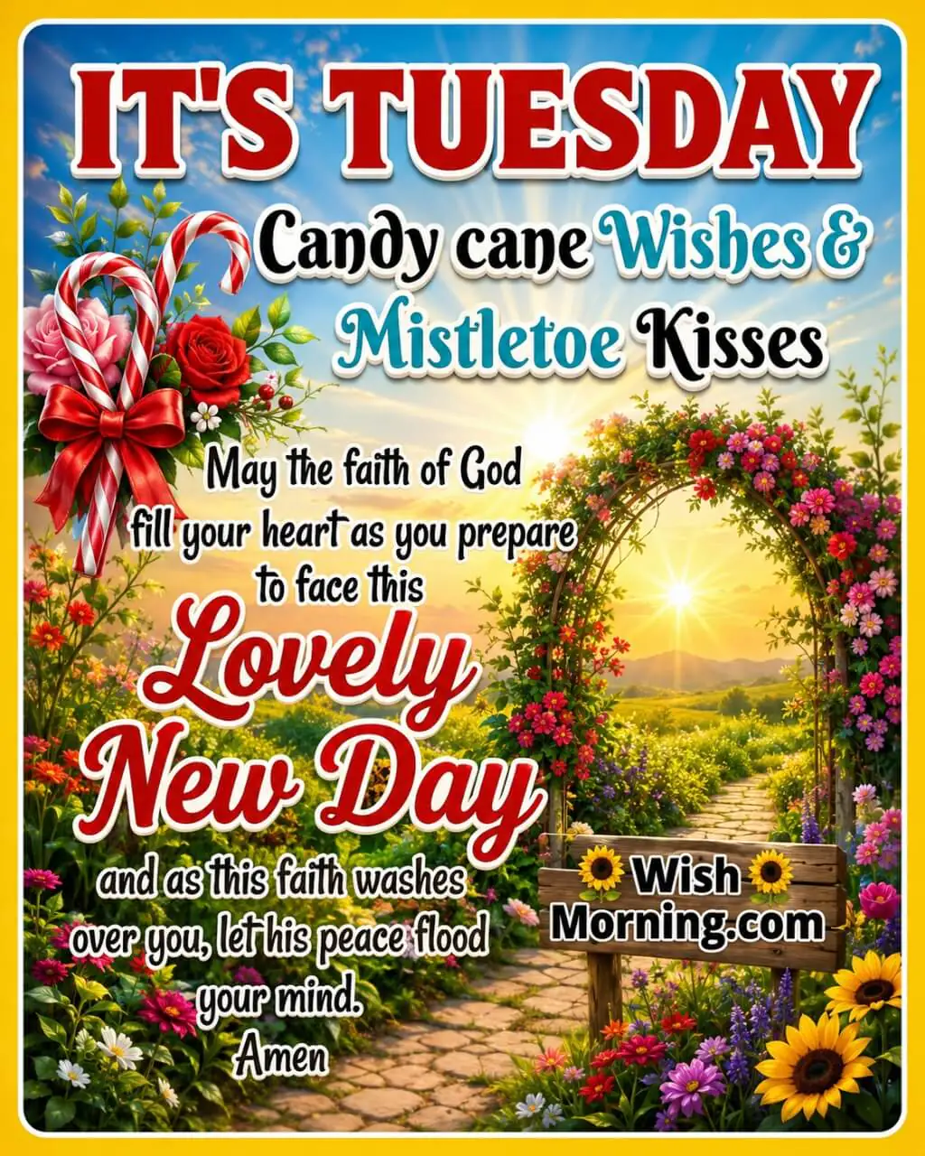 Tuesday Candy Cane Wishes