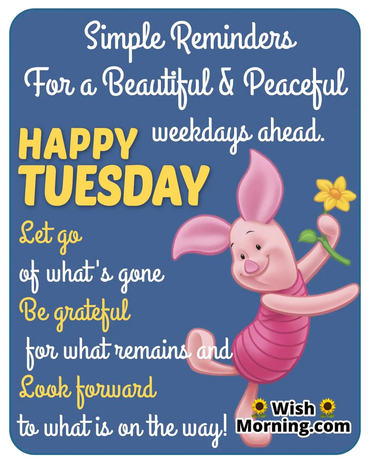 Beautiful Happy Tuesday Reminder Quote