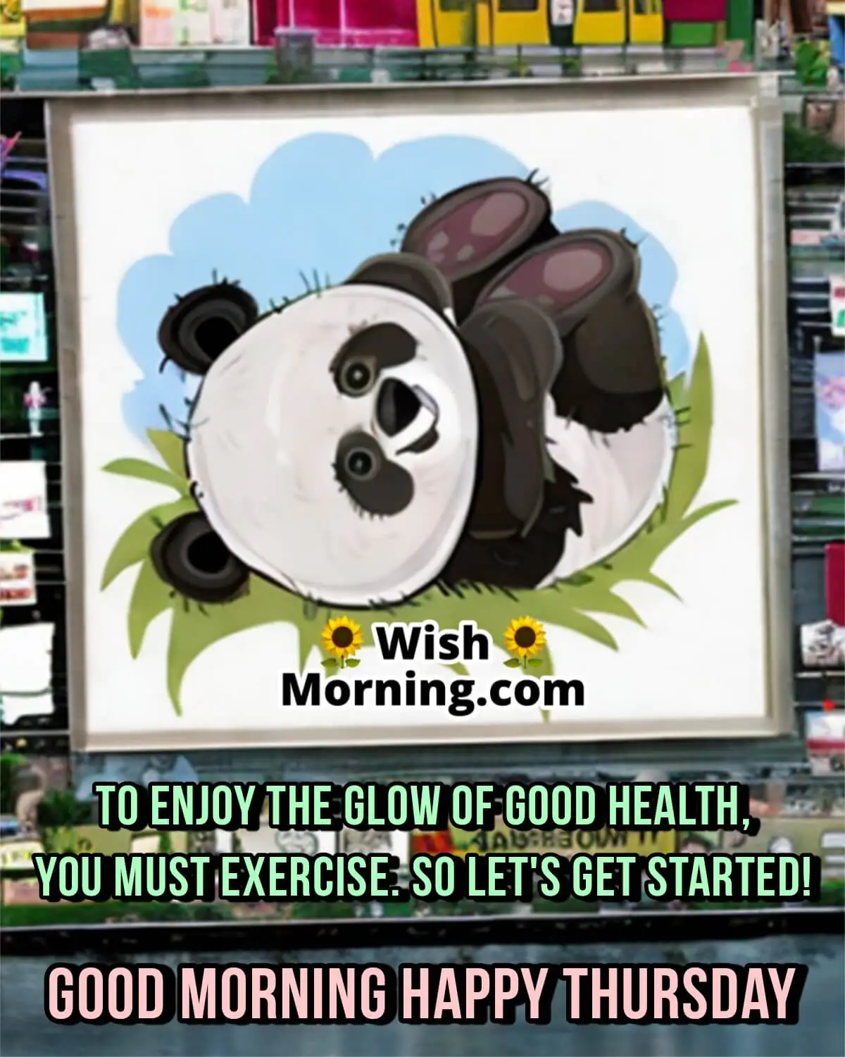 Good Morning Happy Thursday Let's Exercise