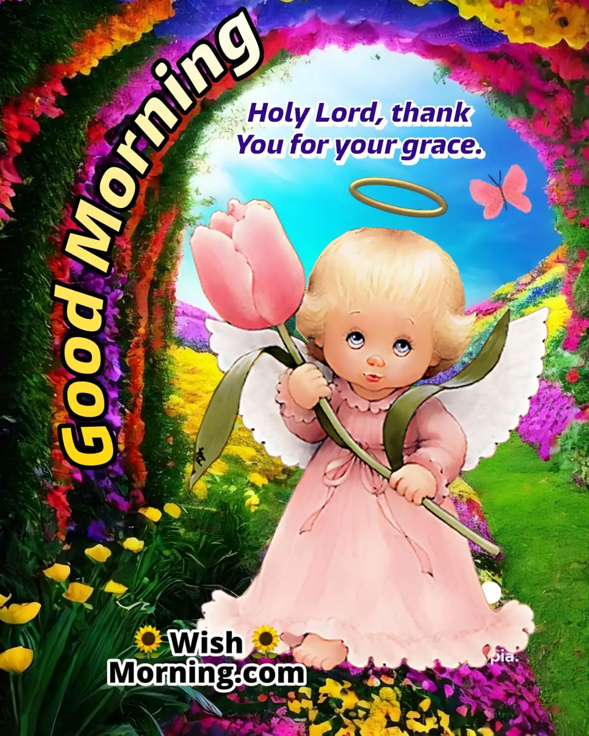Good Morning Thank You Lord Angel Pic