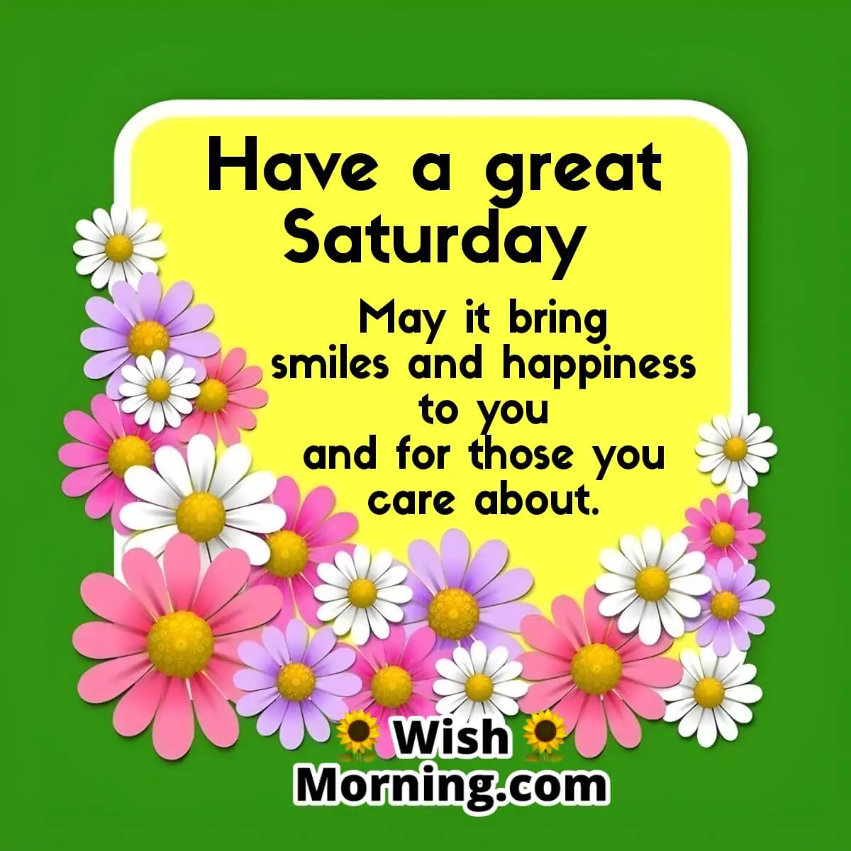 Great Saturday Wish Image