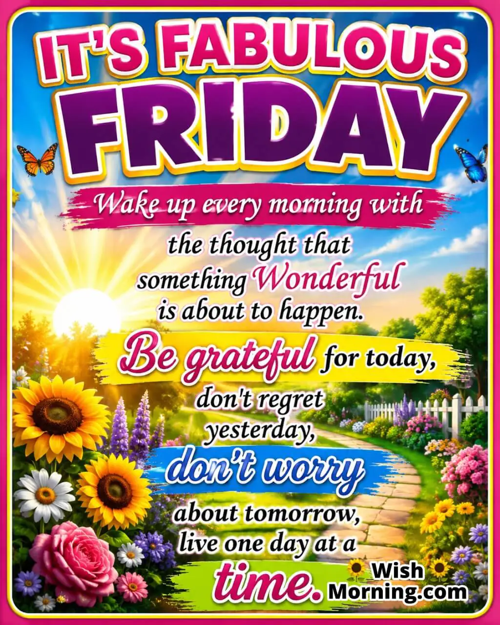 Fabulous Friday Positive Thought