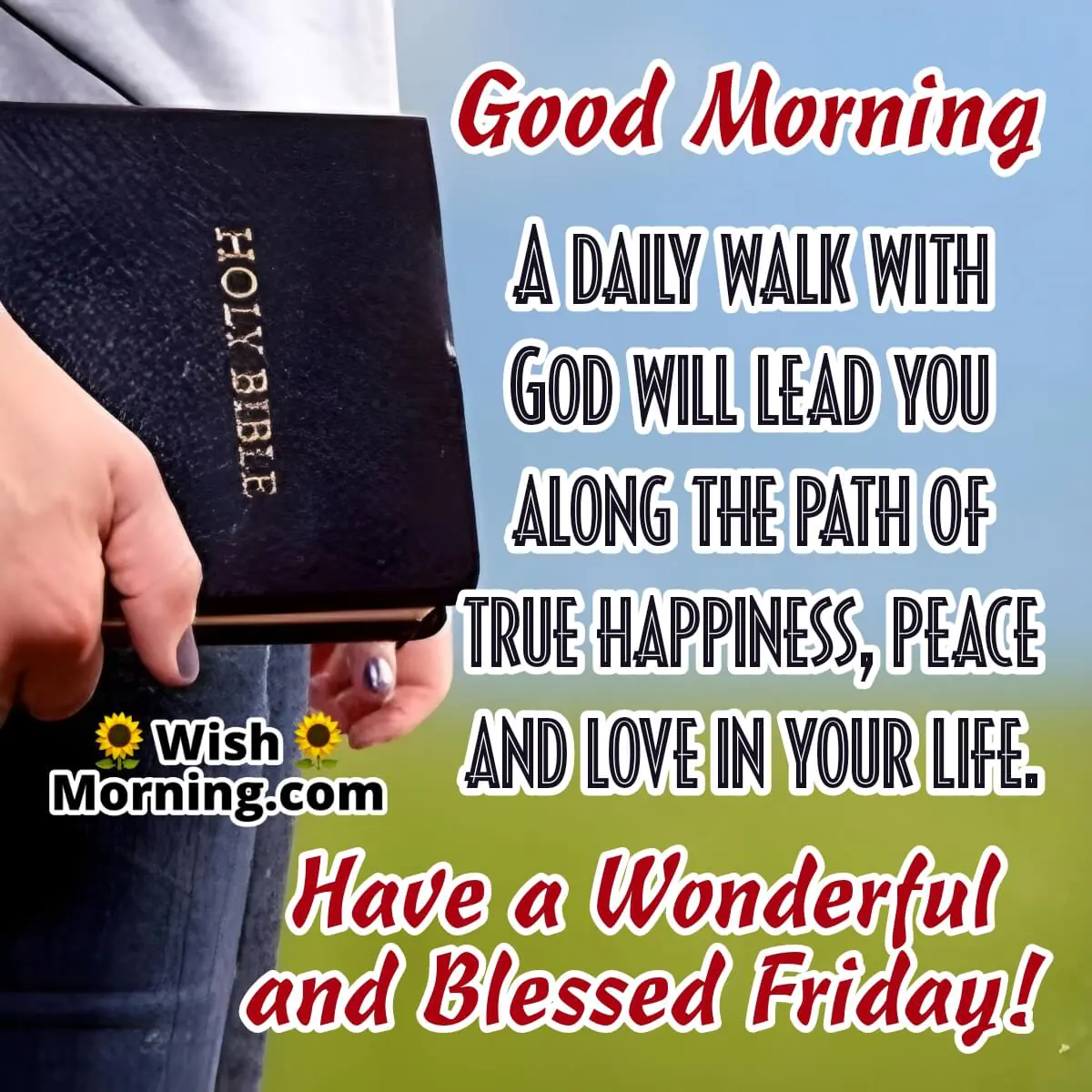 Good Morning Wonderful Blessed Friday