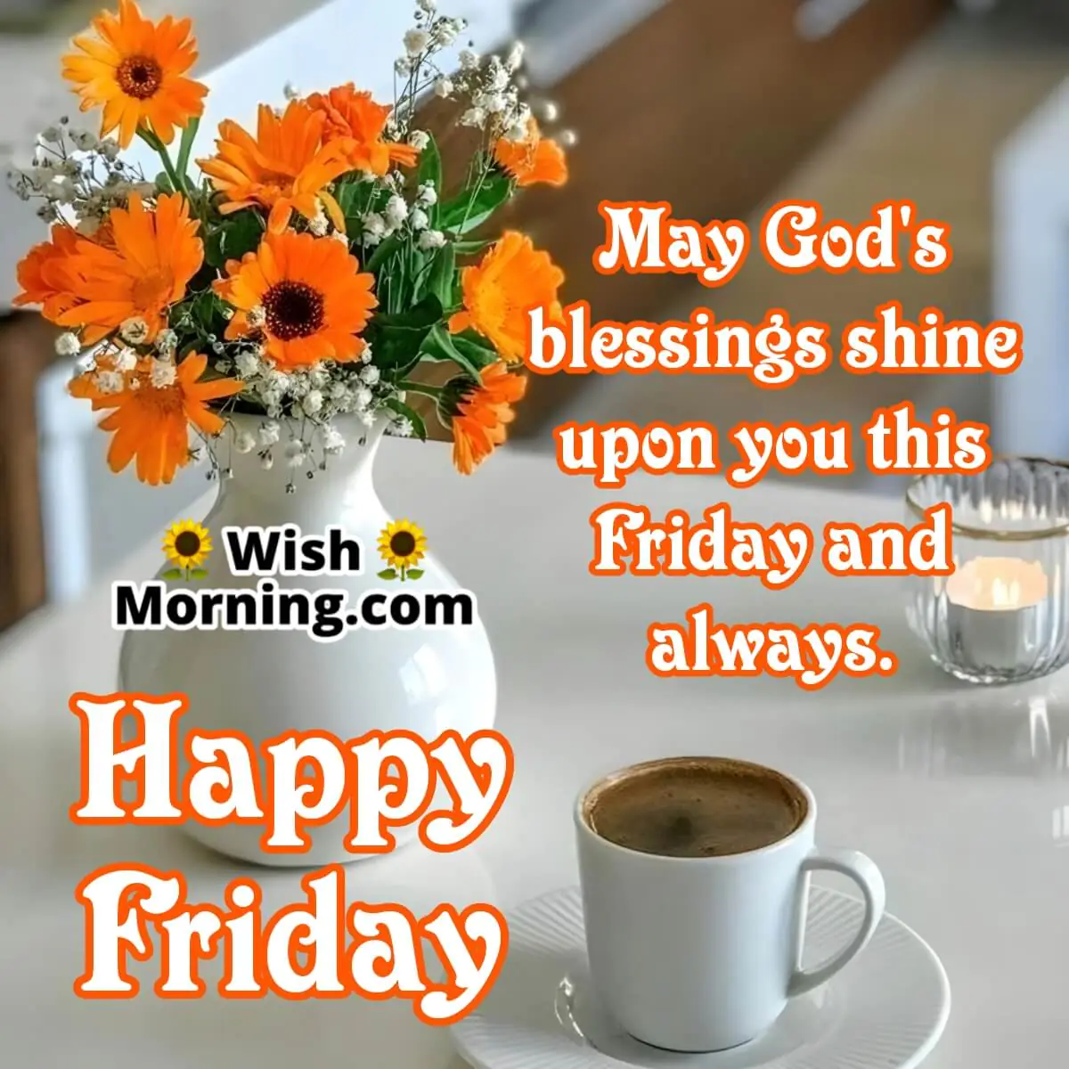 Happy Friday Blessing Image