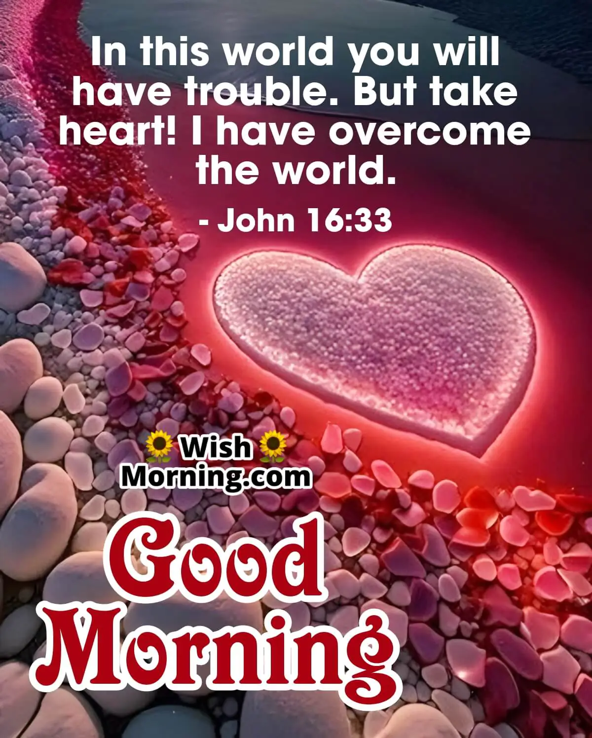 Good Morning Bible Quote On Trouble