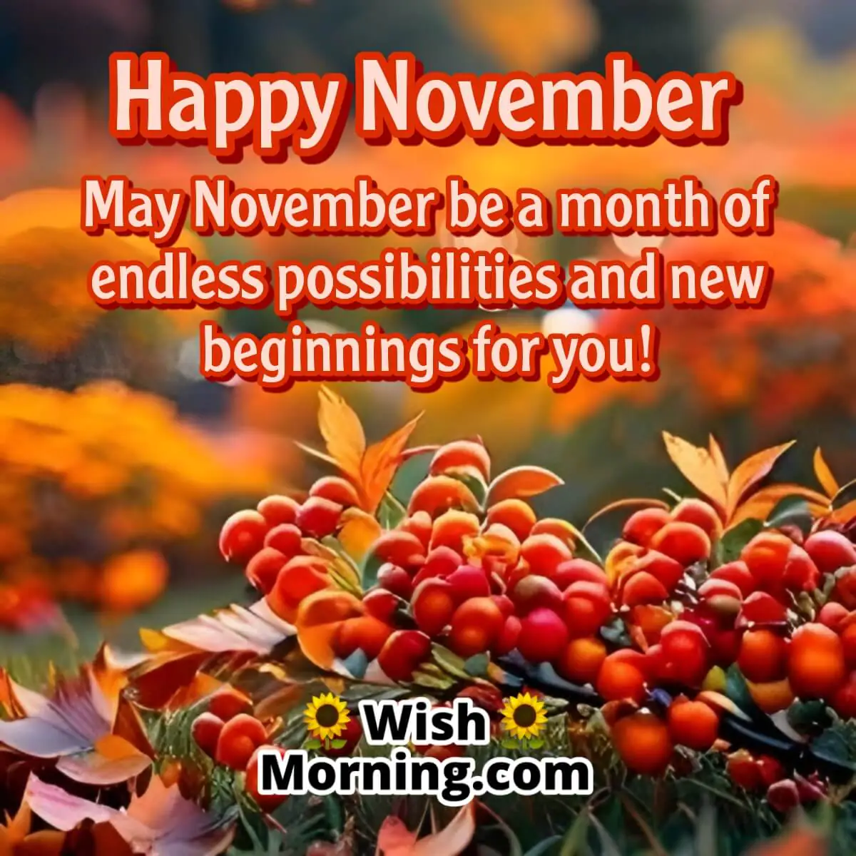 November Month Wish Pic