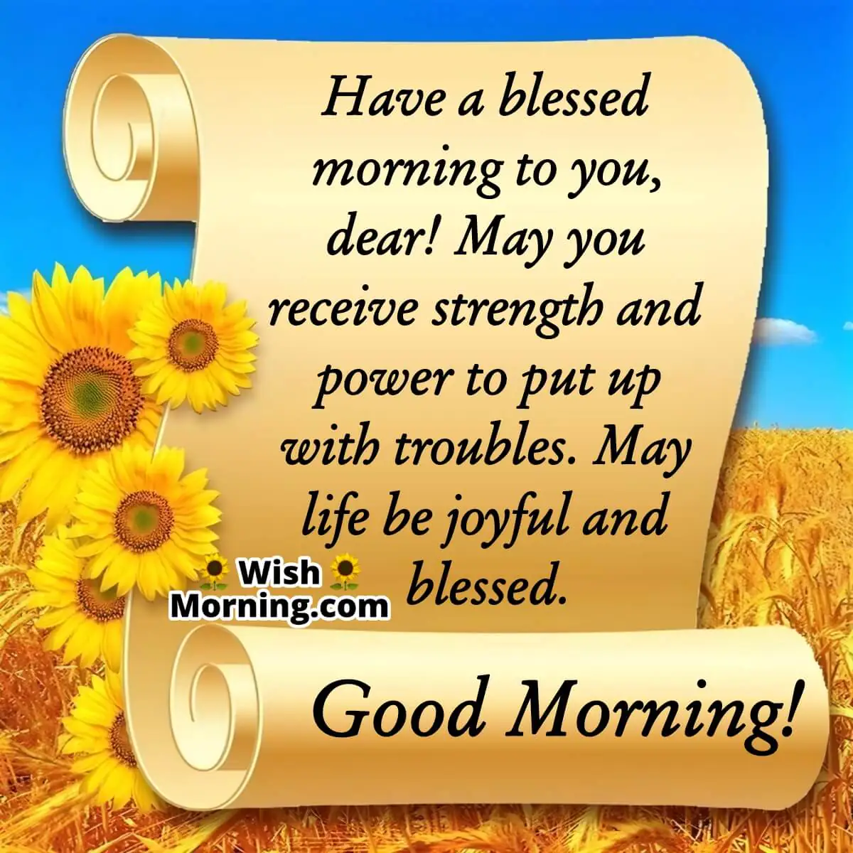 Good Morning Prayer Message To Him