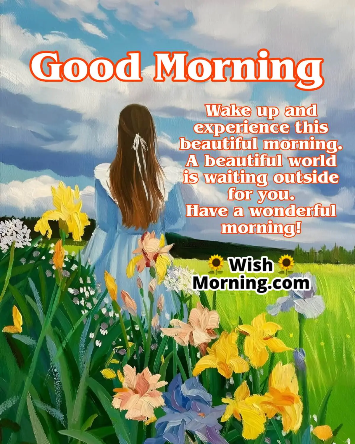 Beautiful Morning Wish Image
