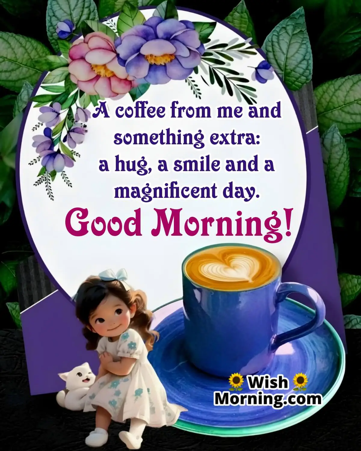Good Morning Coffee Image With Status
