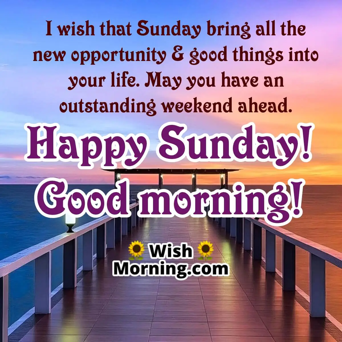 Happy Sunday Good Morning Positive Quote