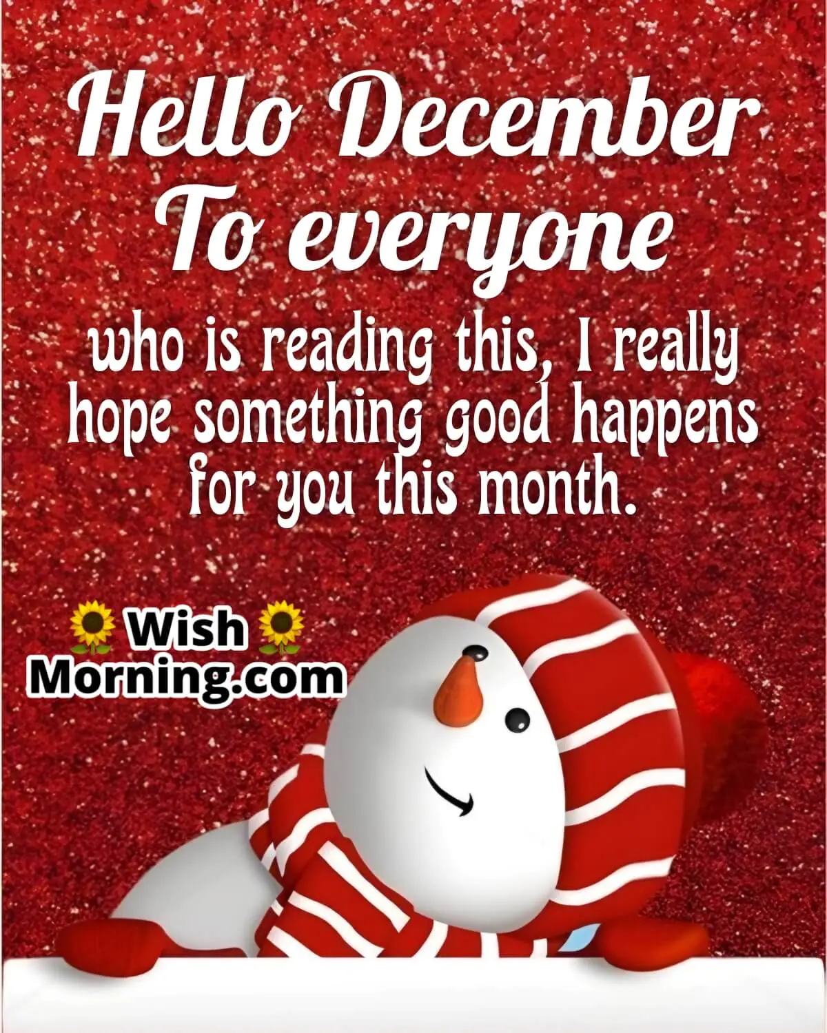 Hello December Whatsapp Wish