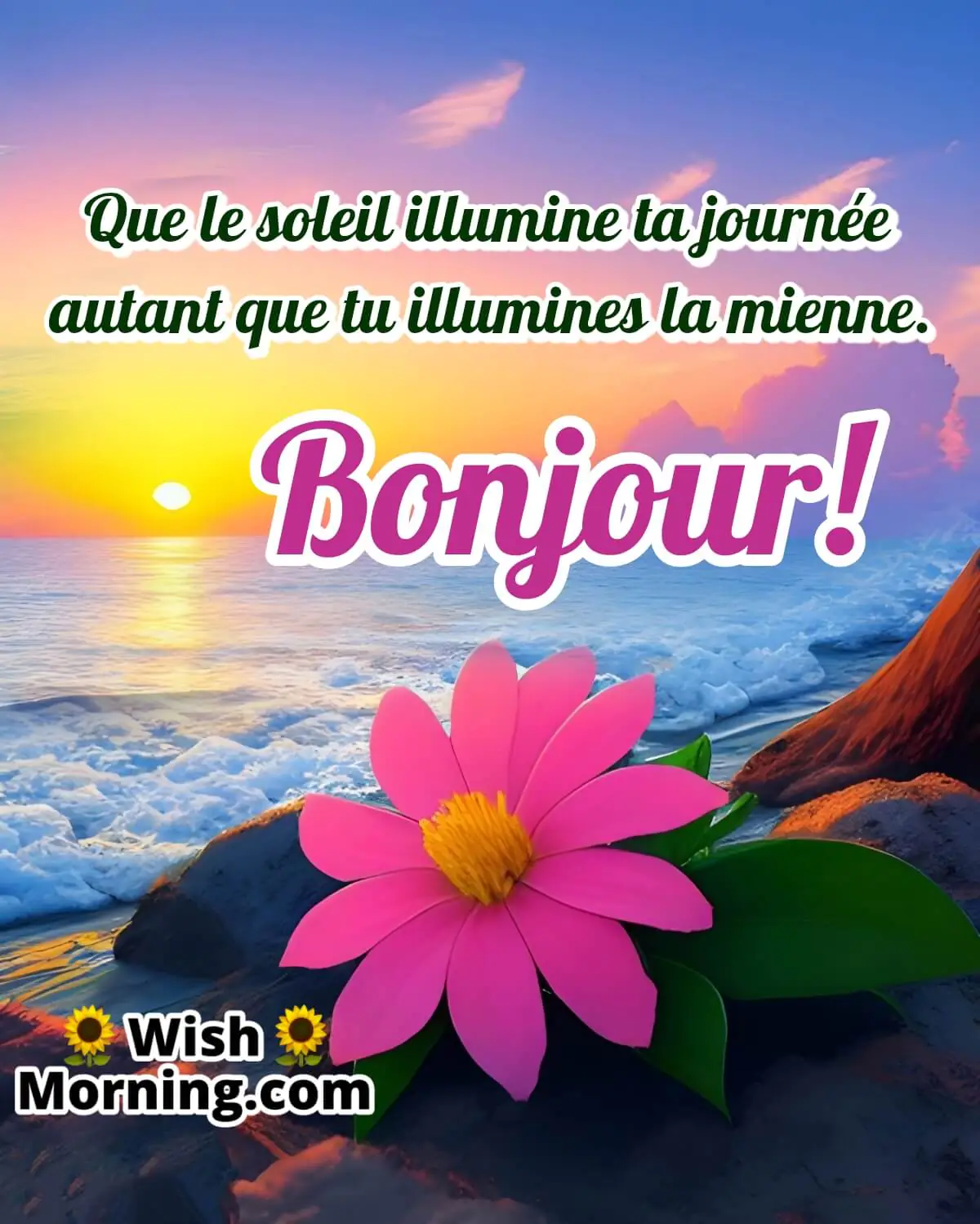 Bonjour, Souhait Pour Elle