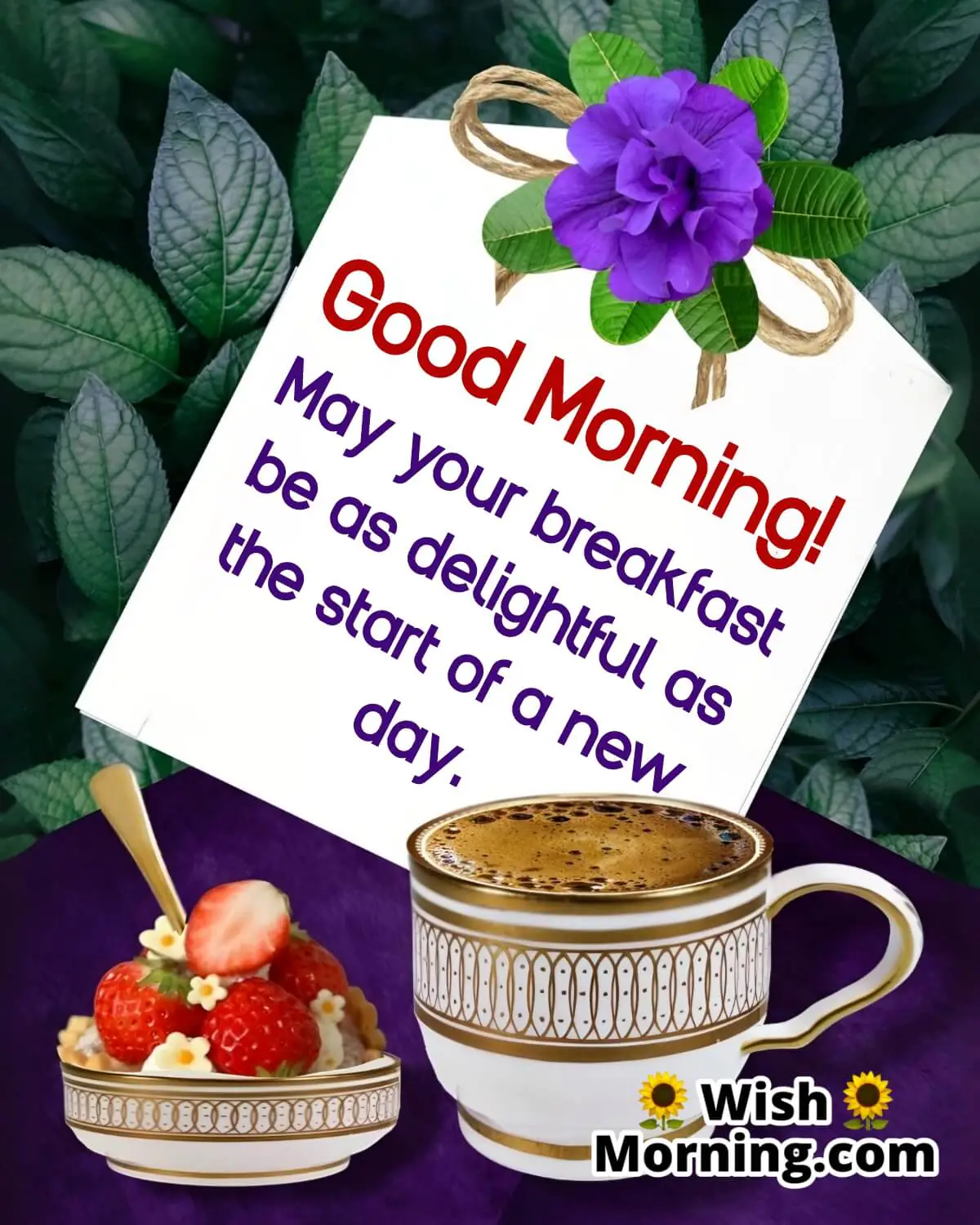 Good Morning Breakfast Greetings