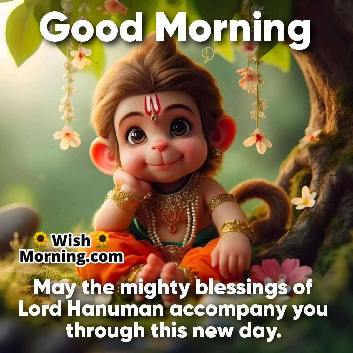 Good Morning Hanuman Blessings