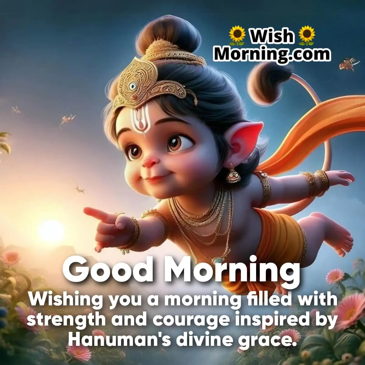 Good Morning Hanuman Wishes