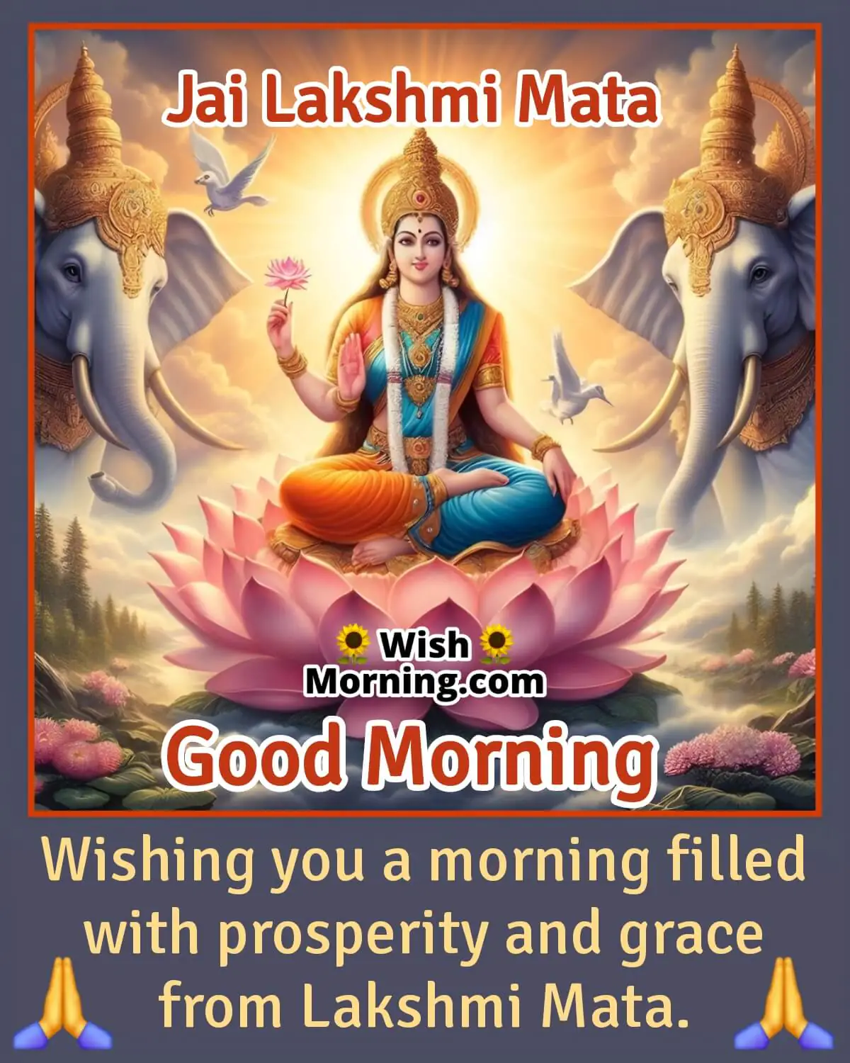 Good Morning Lakshmi Mata Images