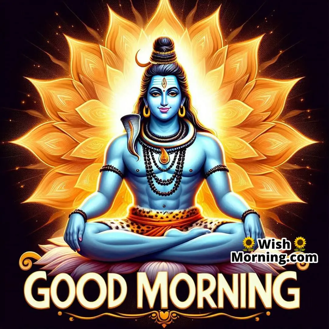 Divine Morning Image Of Lord Shiva