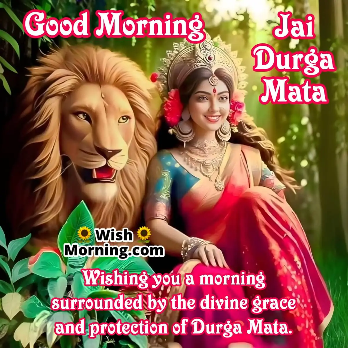 Good Morning Durga Mata Images