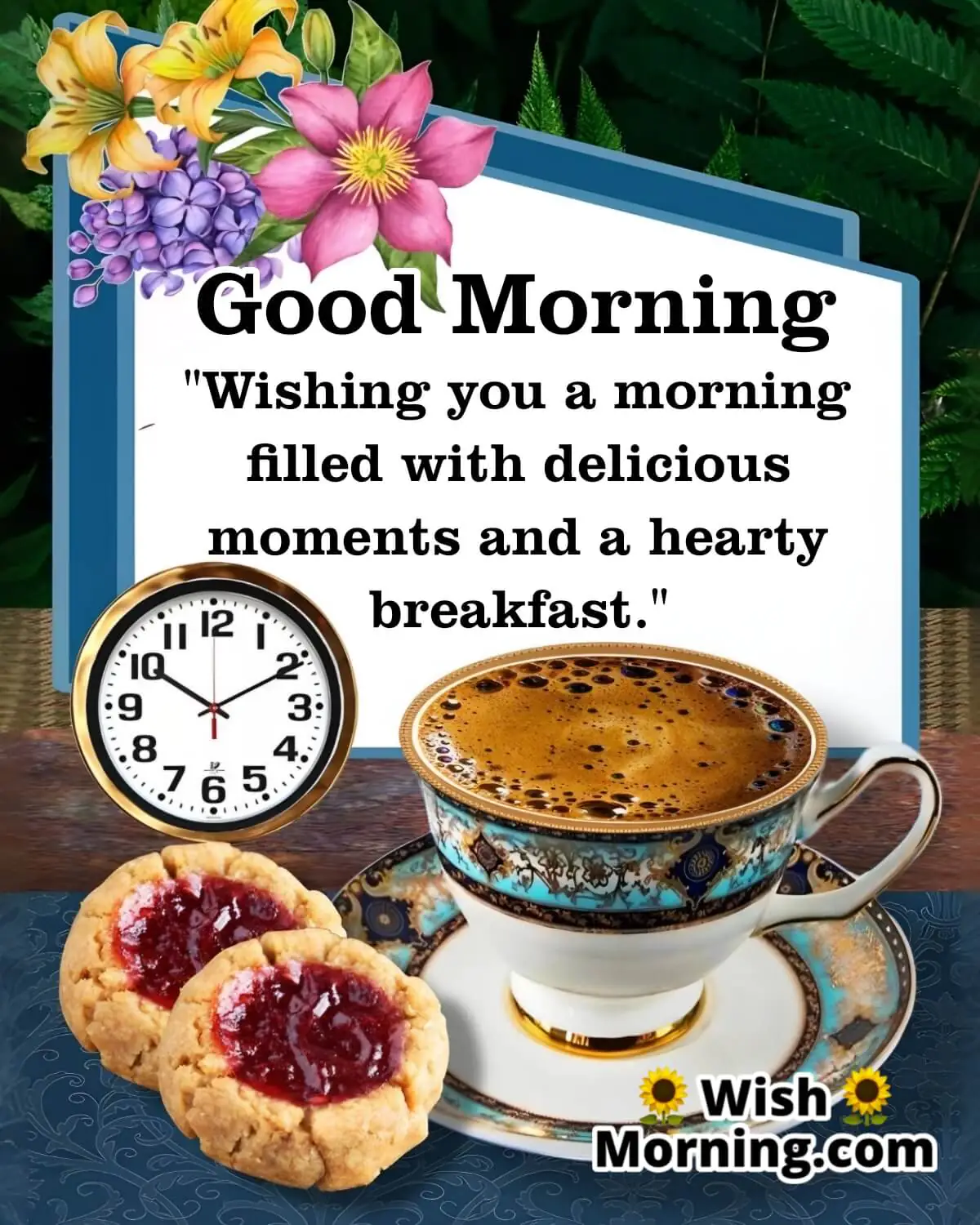 Good Morning Hearty Breakfast Time