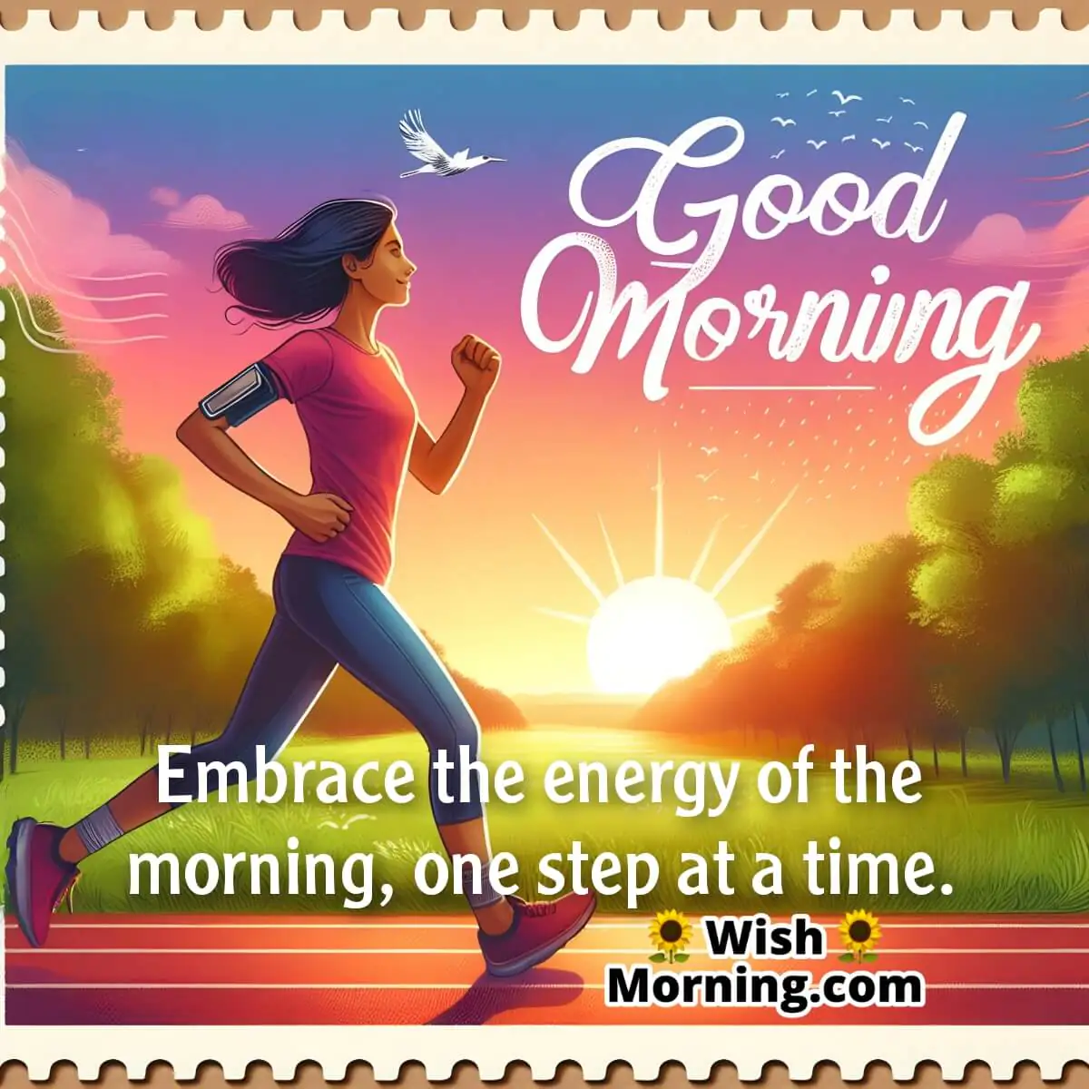 Good Morning Running Pic