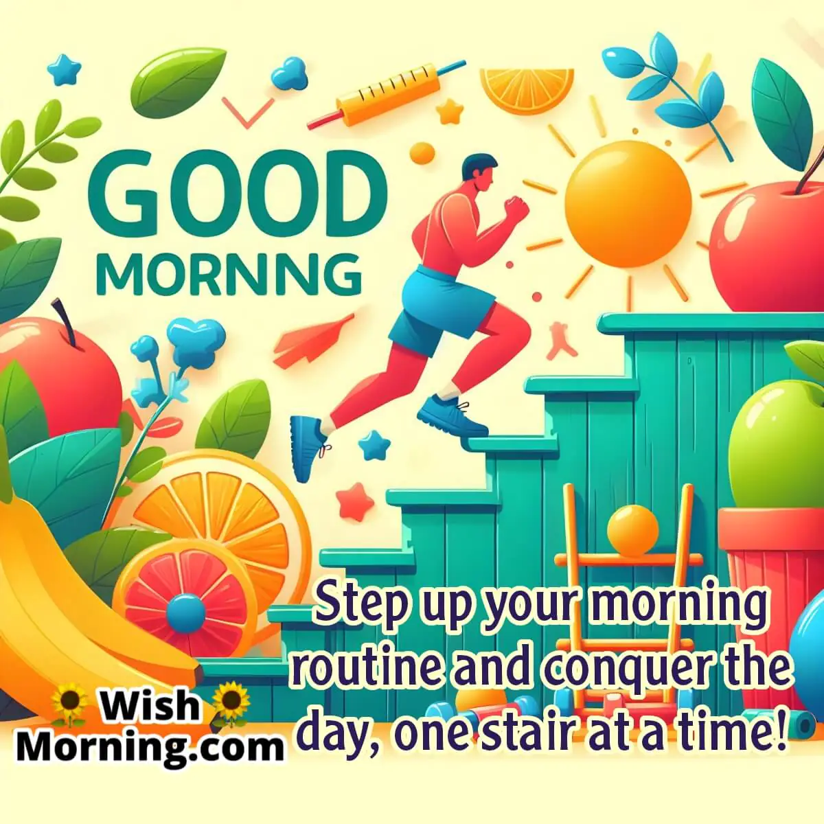 Good Morning Stairs Climbing Pic