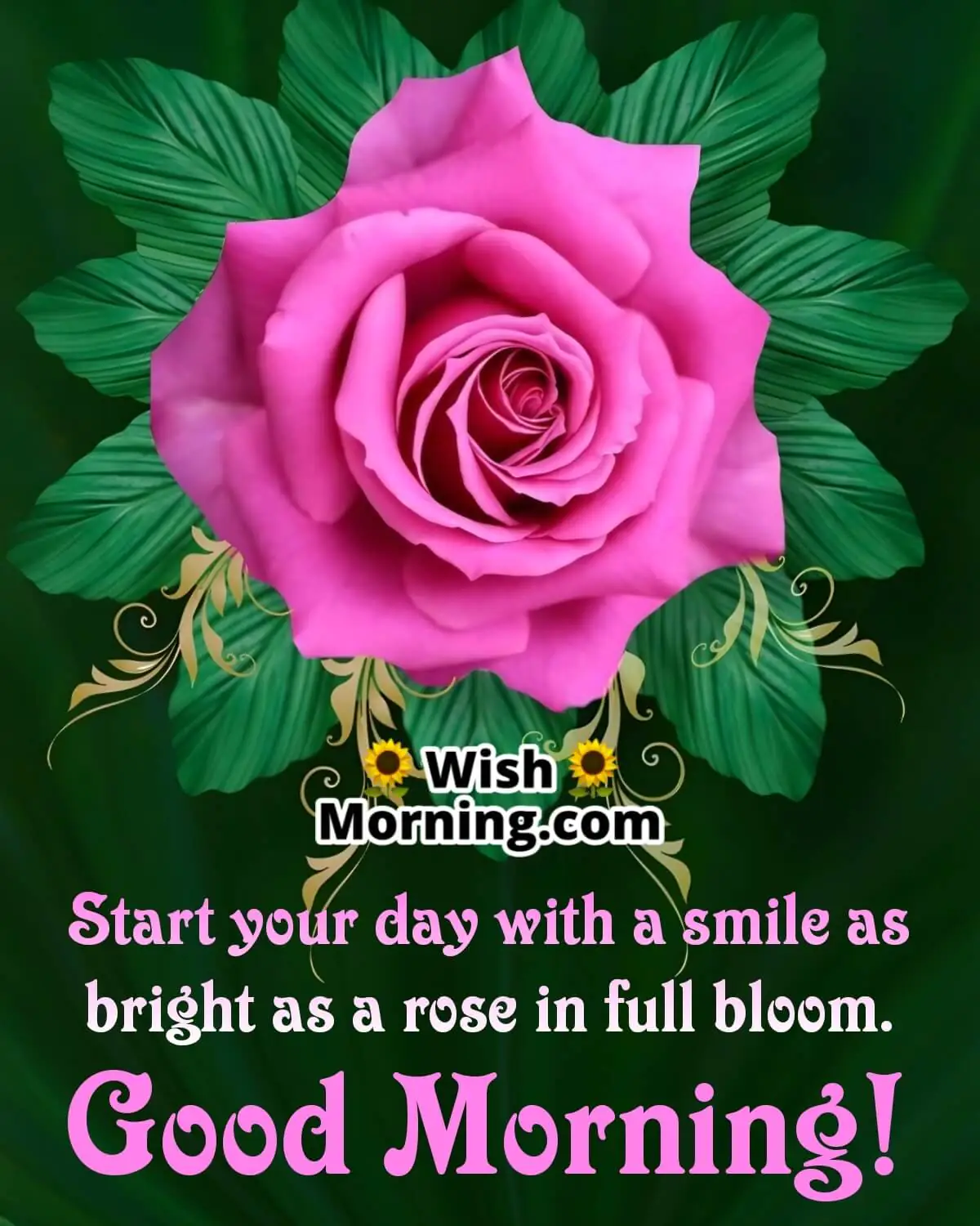 Good Morning Start Your Day With A Smile