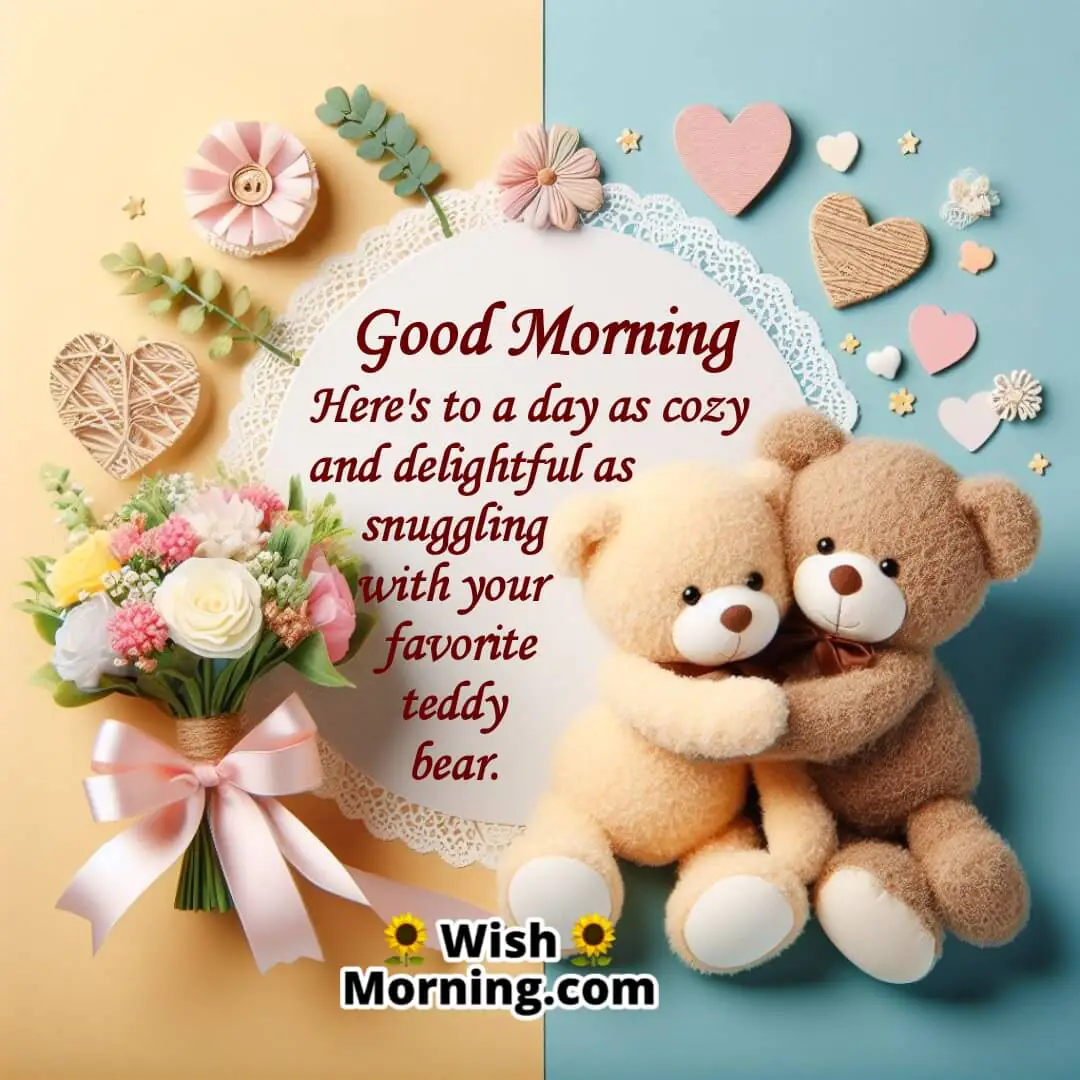 Good Morning Teddy Greetings