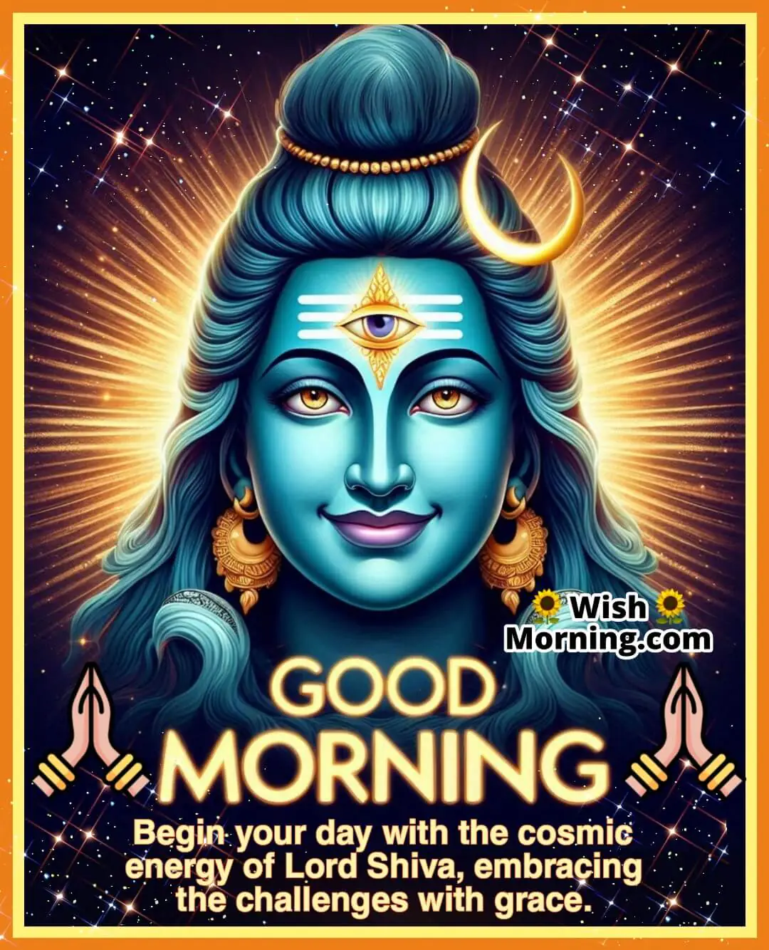Good Morning With Lord Shiva’s Cosmic Power