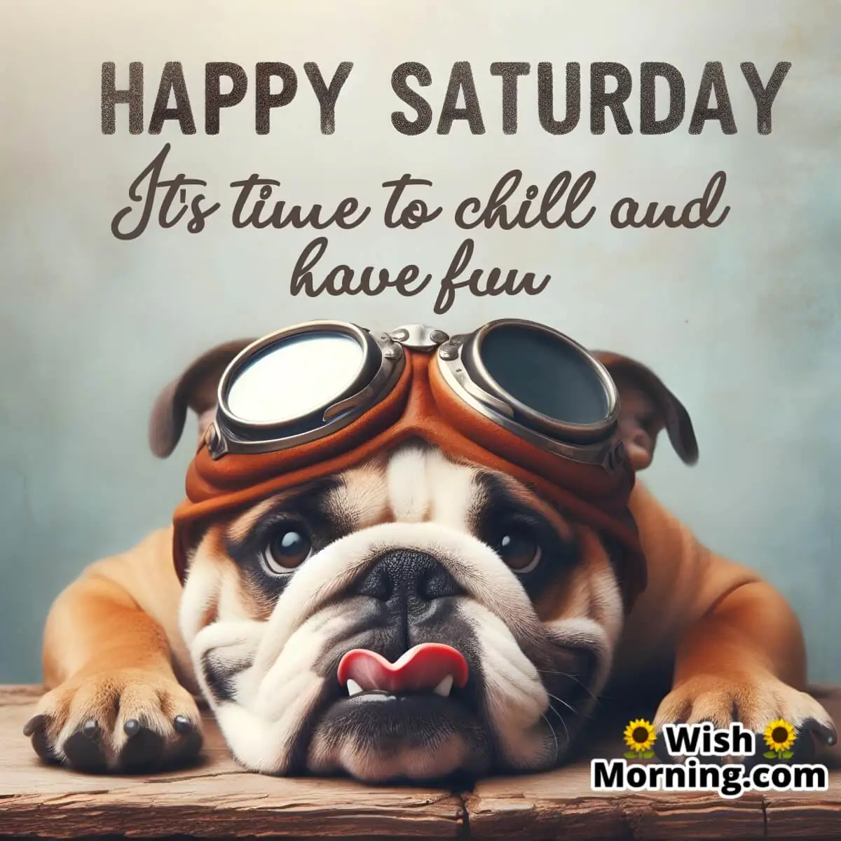 Happy Saturday It's Time To Chill And Fun