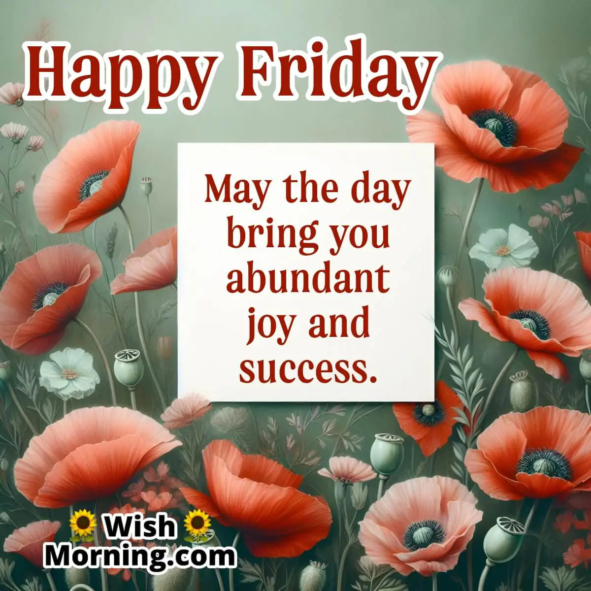 Happy Friday Wish Card