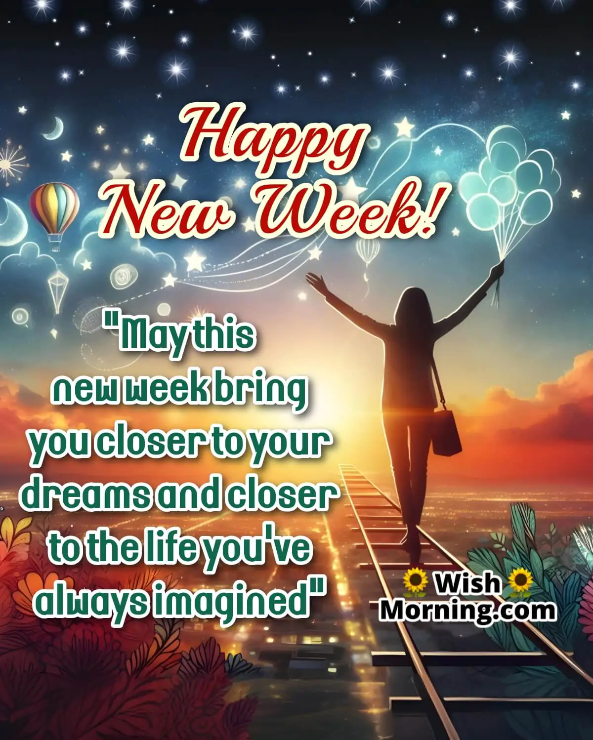 Happy New Week Wish Picture