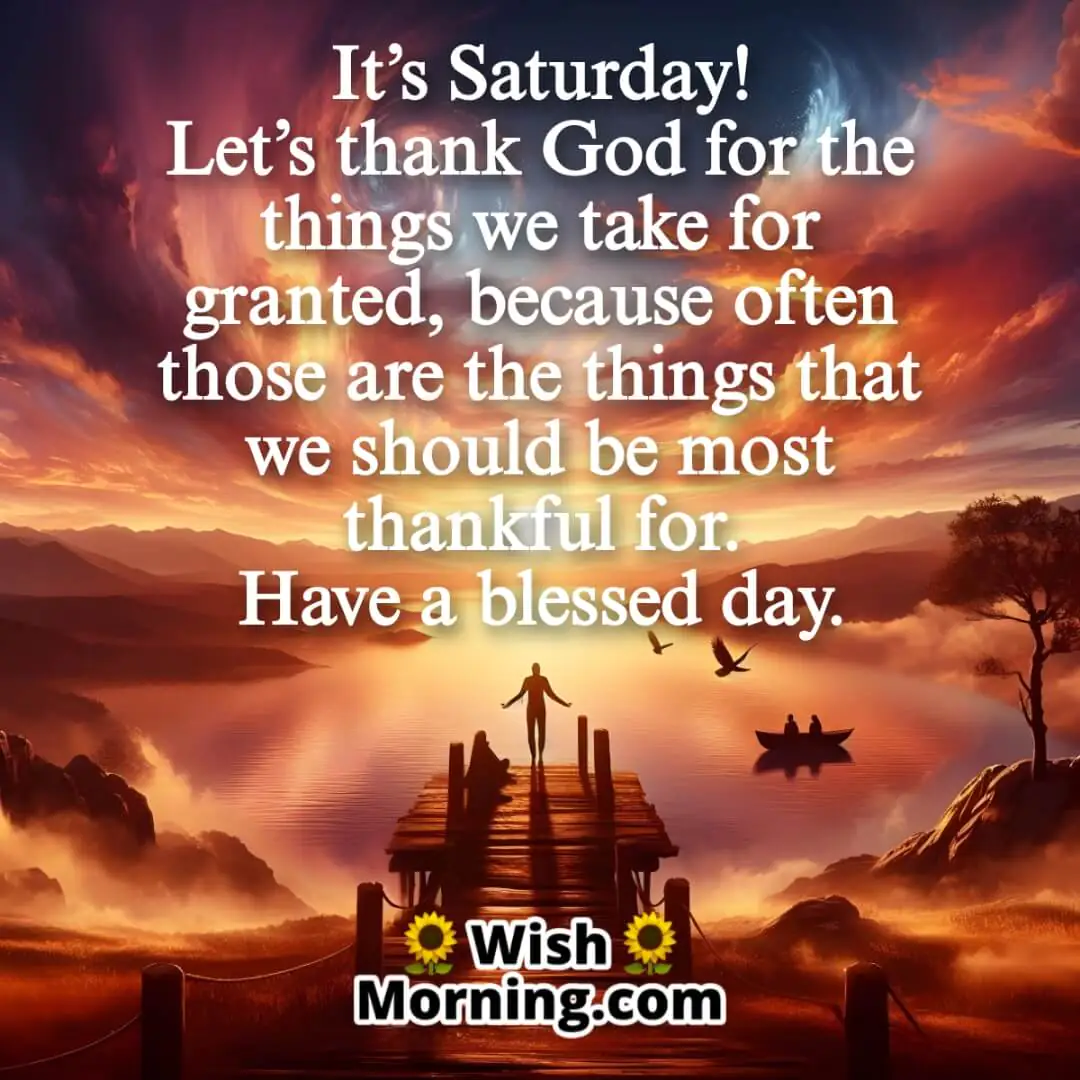 Thankful Saturday Blessings