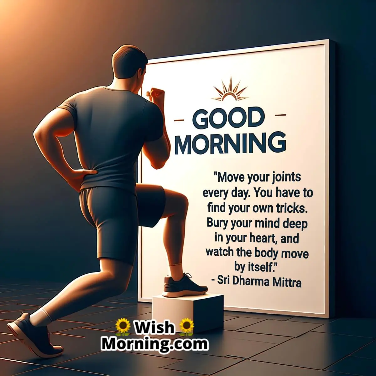 Good Morning Exercise Quote