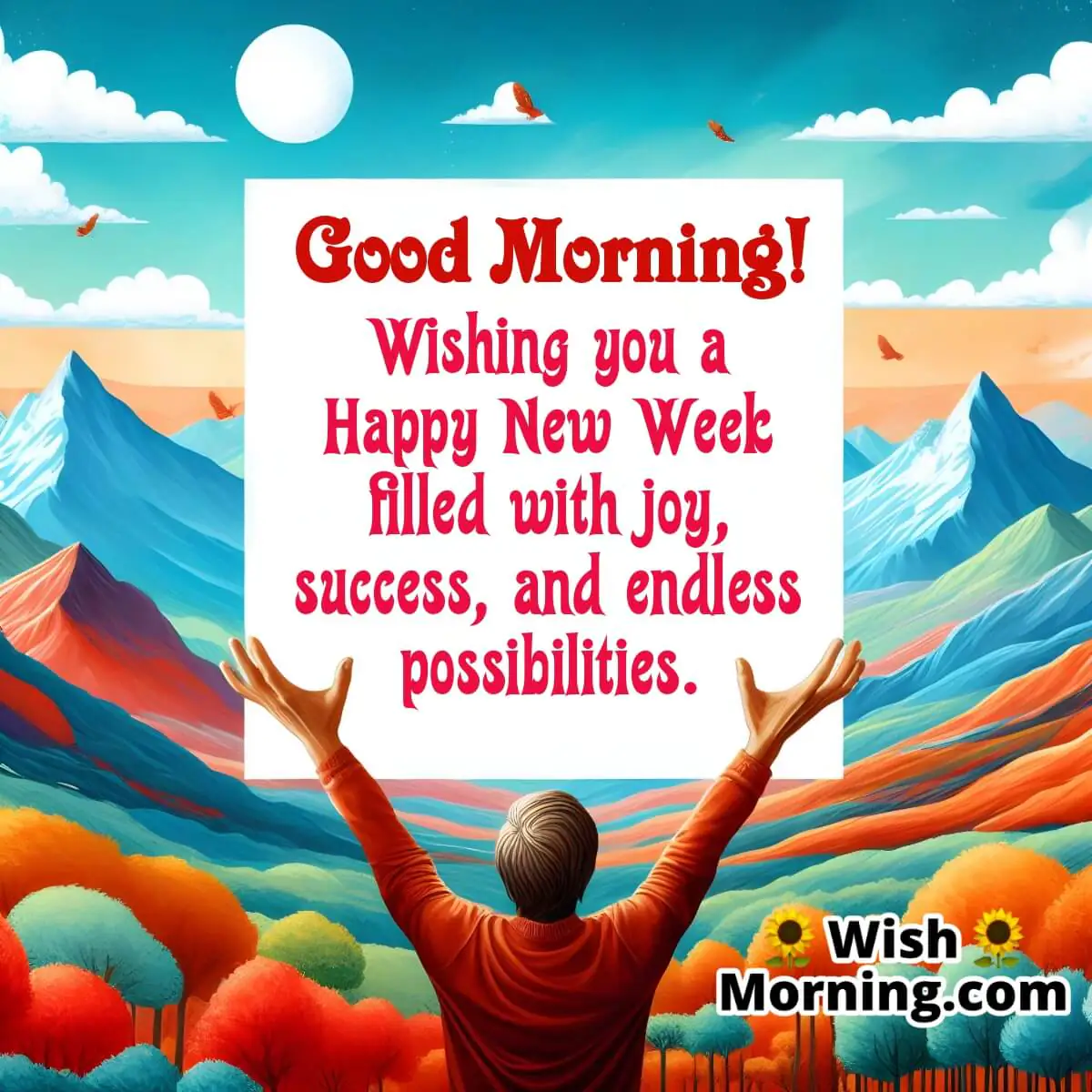 Good Morning Happy New Week Wish