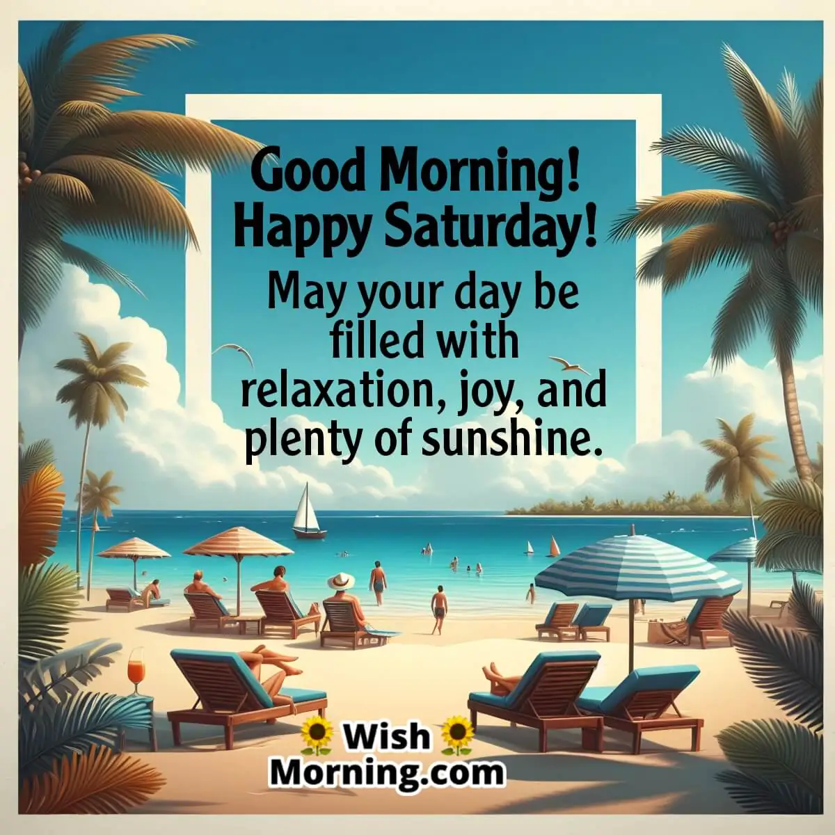 Good Morning Happy Saturday Message