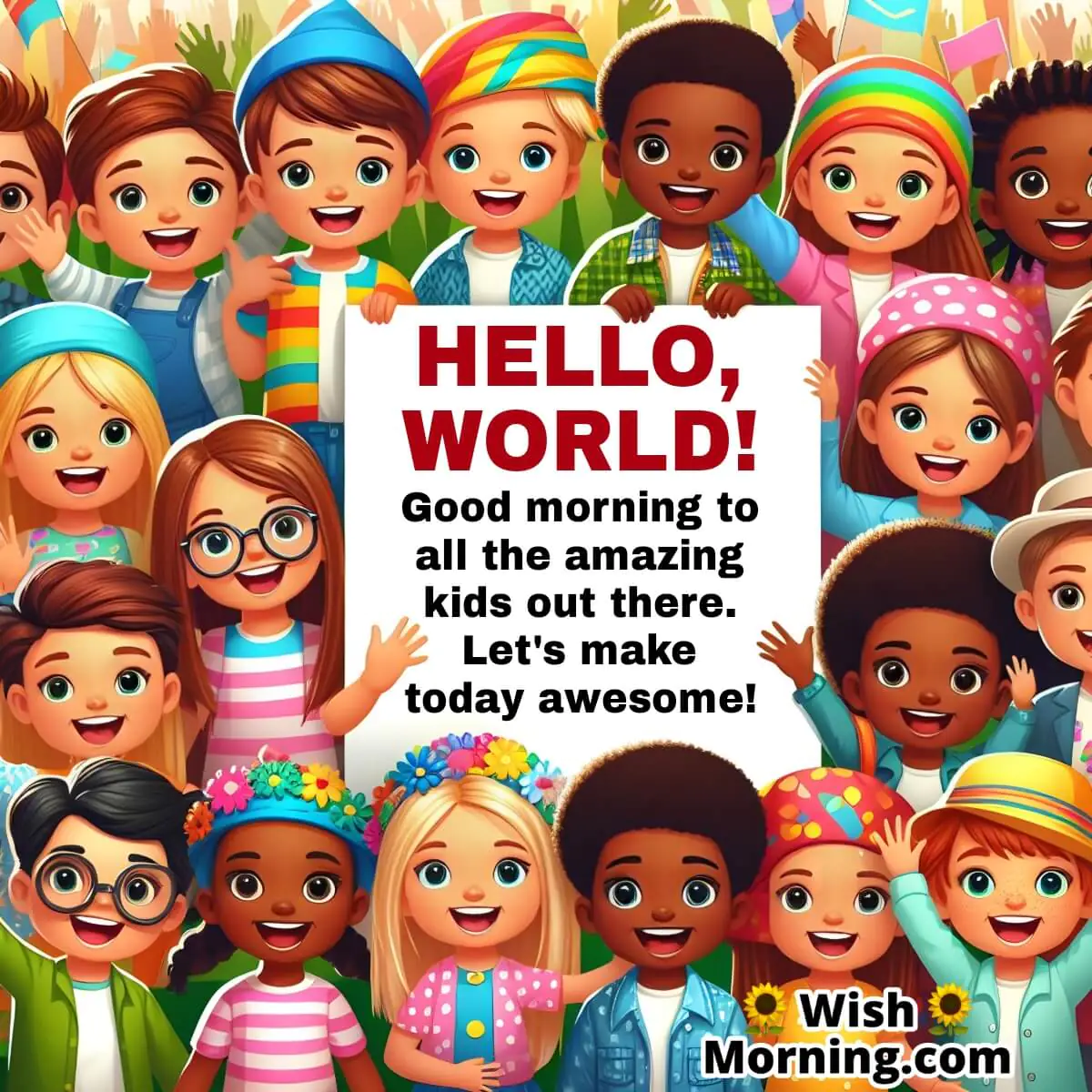 Good Morning Message For Kids