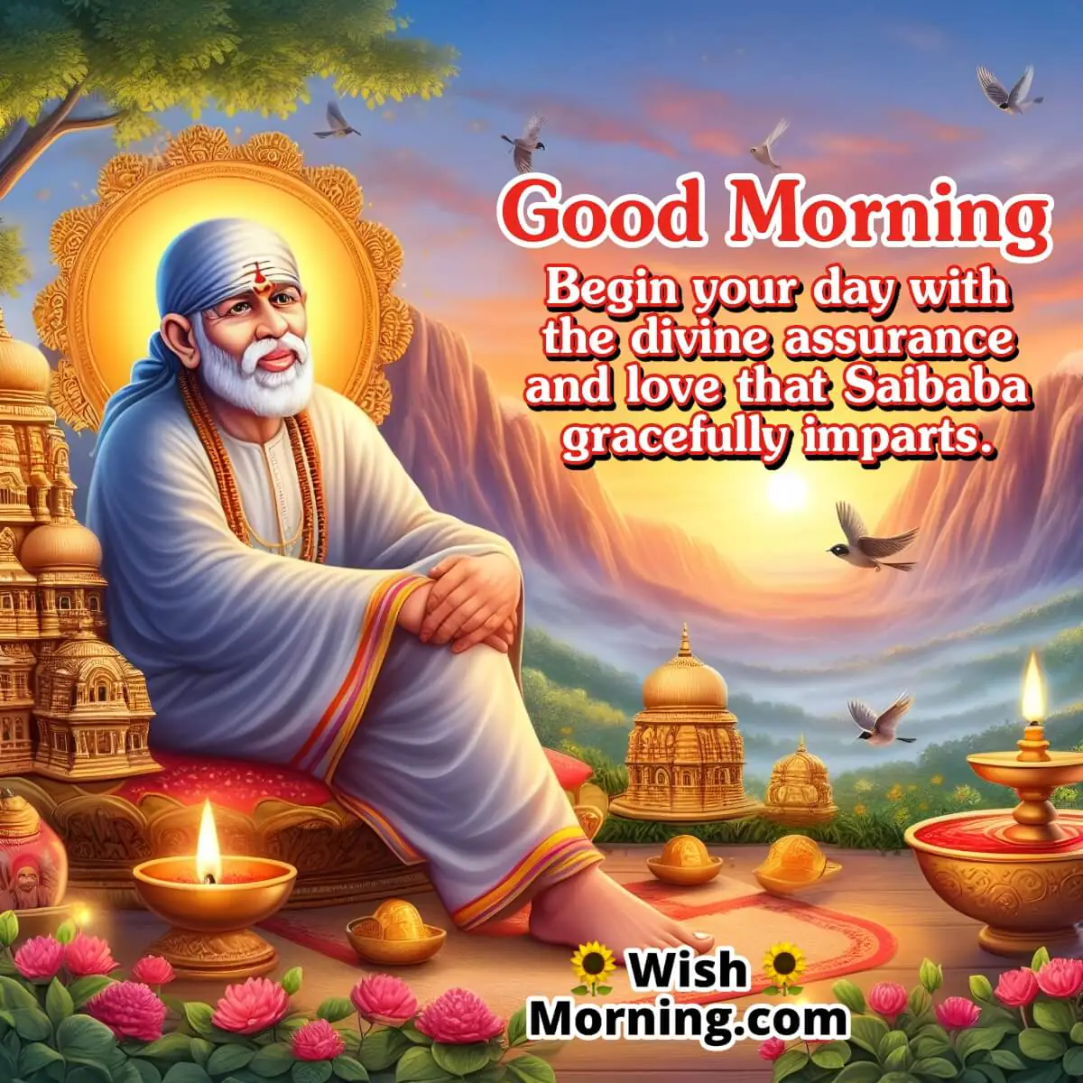 Good Morning Saibaba Divine Love