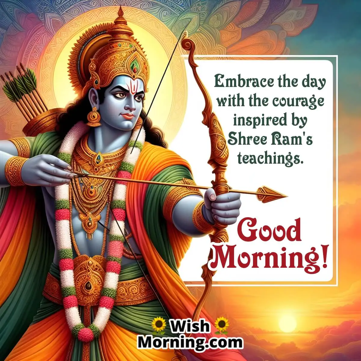 Good Morning Shree Ram Picture