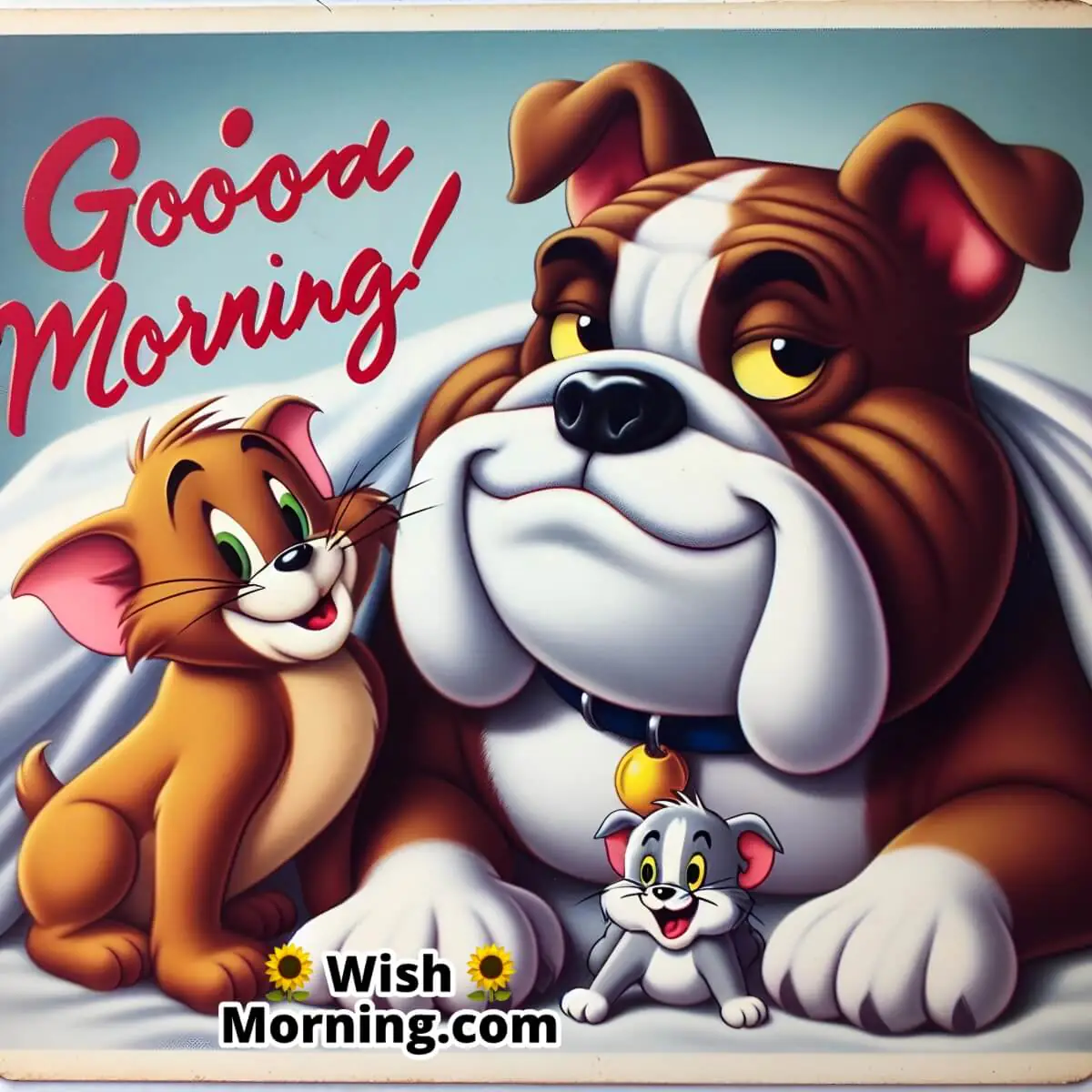 Good Morning Tom And Jerry With Spike