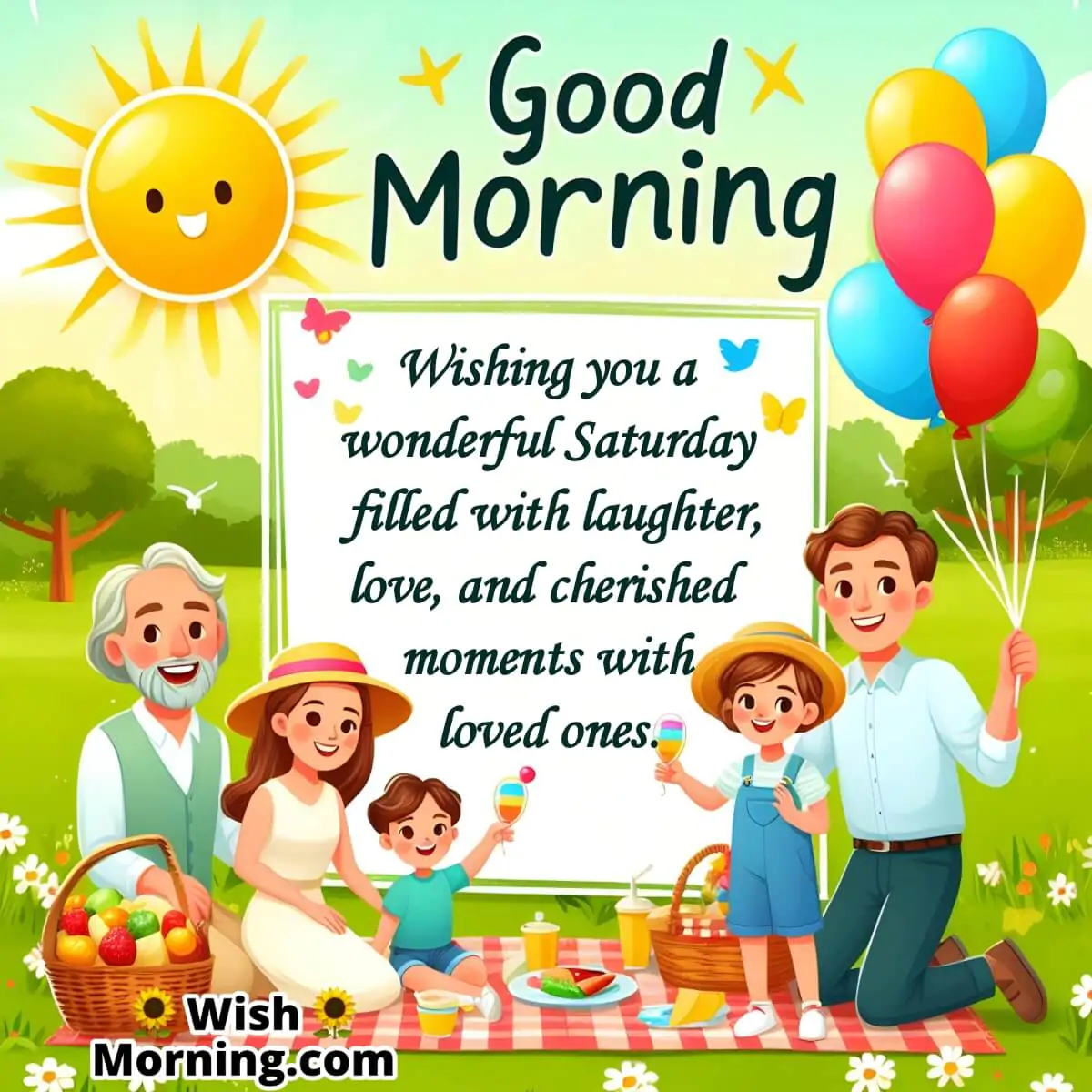 Good Morning Wonderful Saturday Message