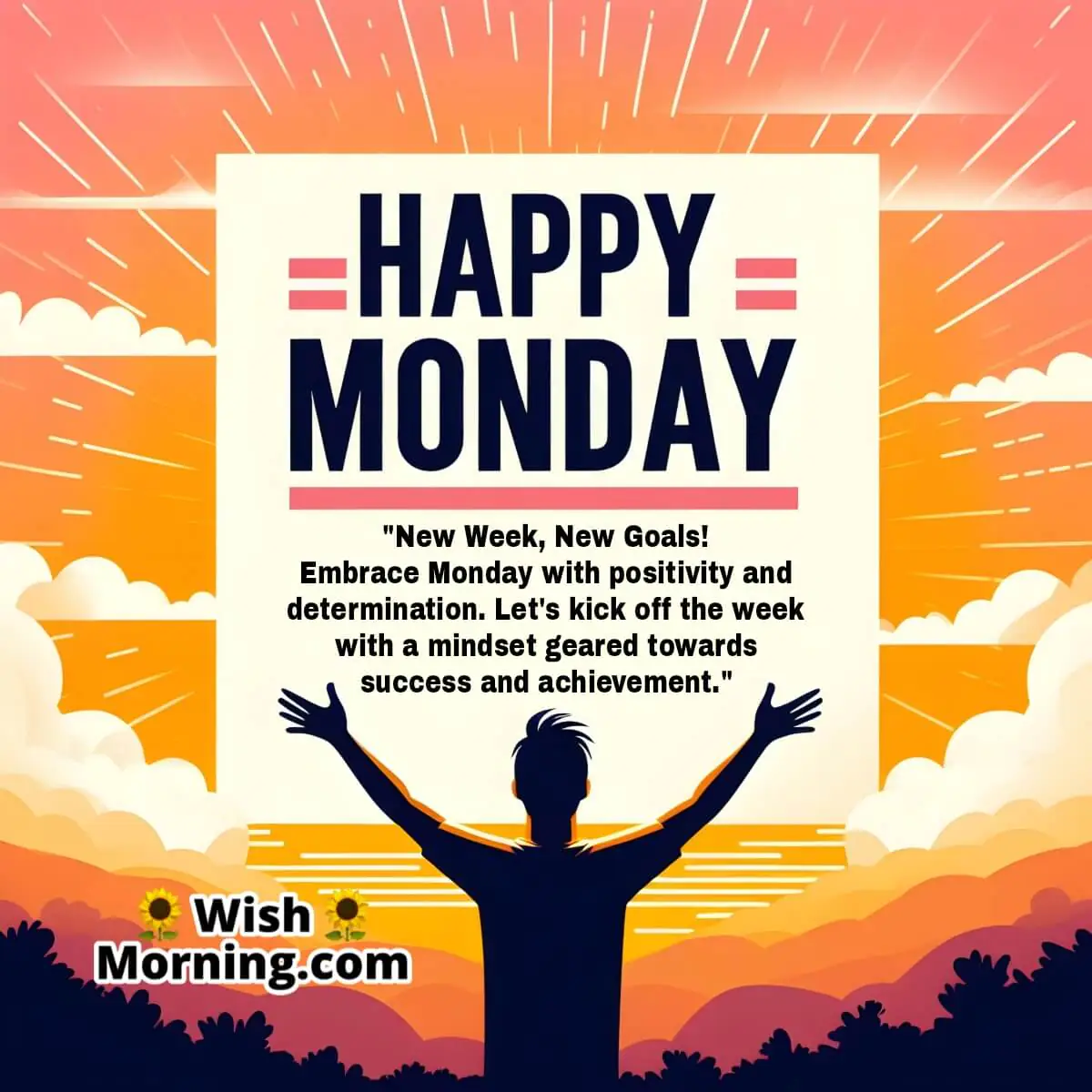 Happy Monday New Week Message