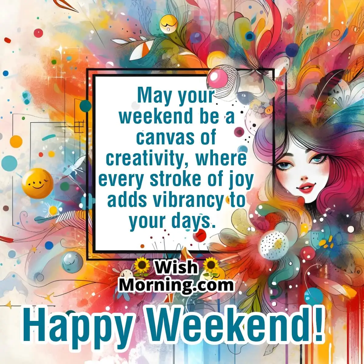 Happy Weekend Message Pic