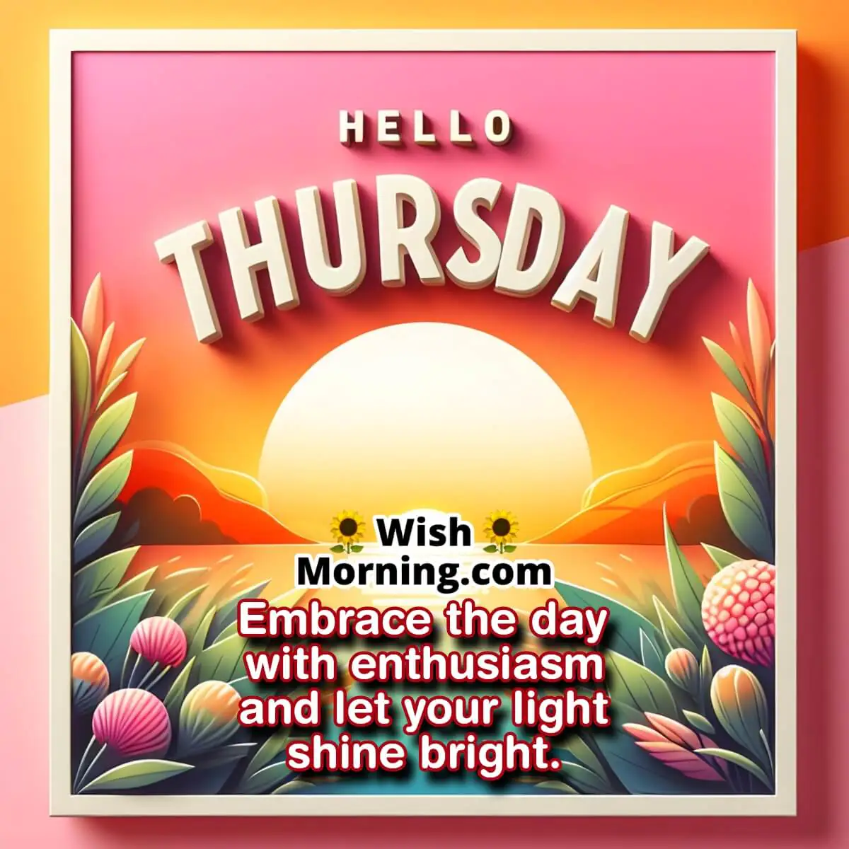 Hello Thursday Message