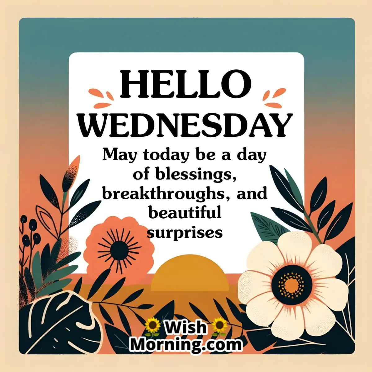 Hello Wednesday Message