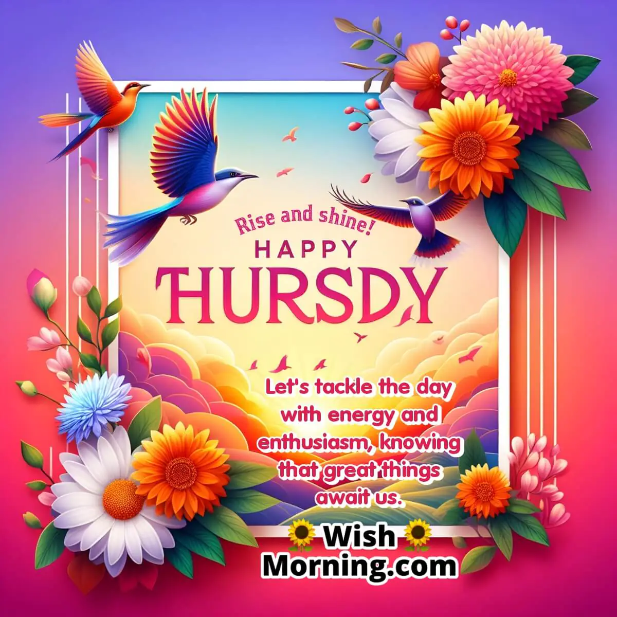 Rise And Shine Thursday Motivational Message