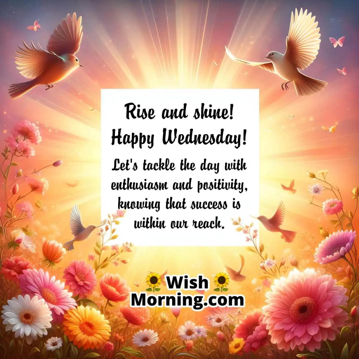 Rise And Shine Wednesday Motivation
